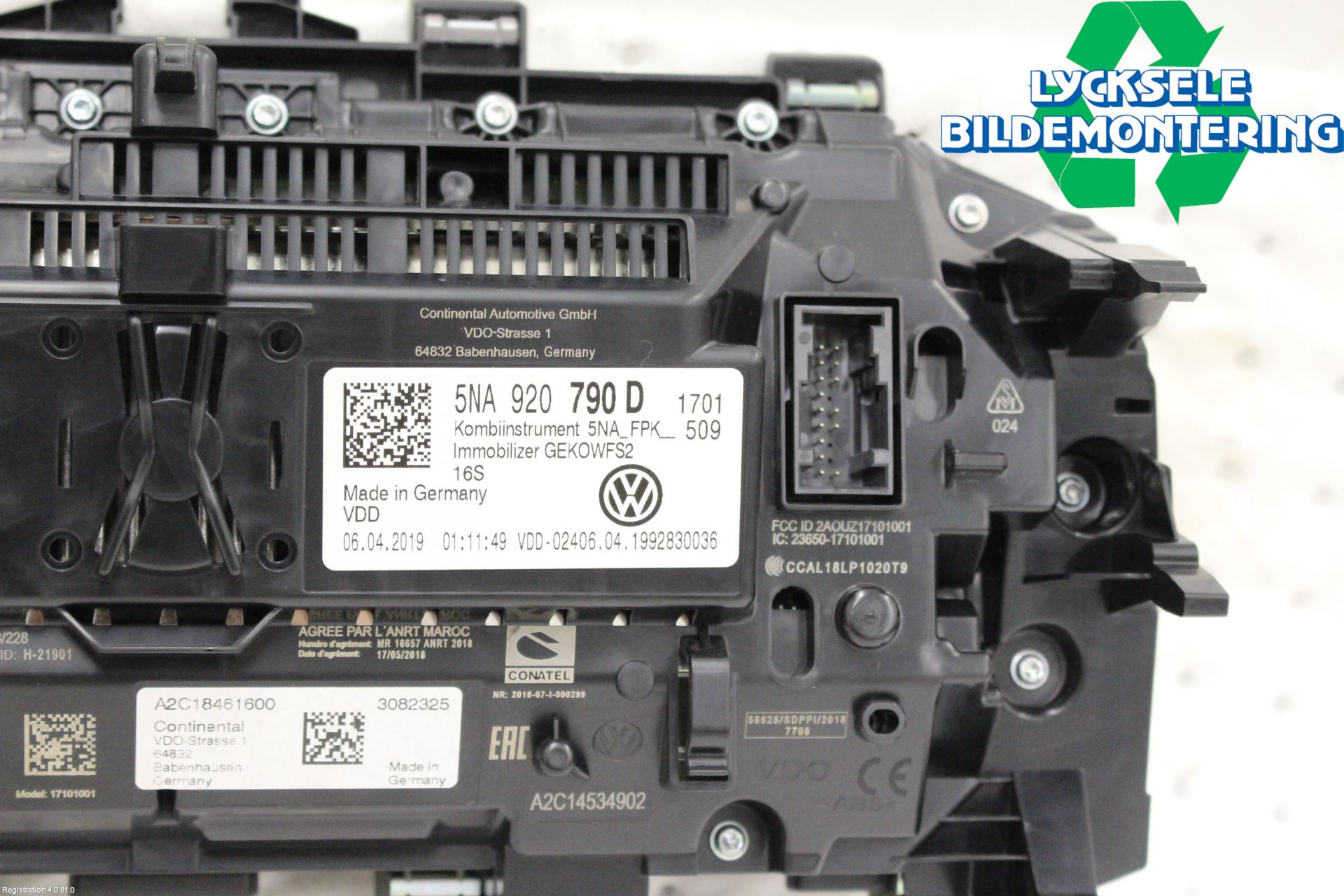Volkswagen VW TIGUAN ALLSPACE 18- Instrument Komb
