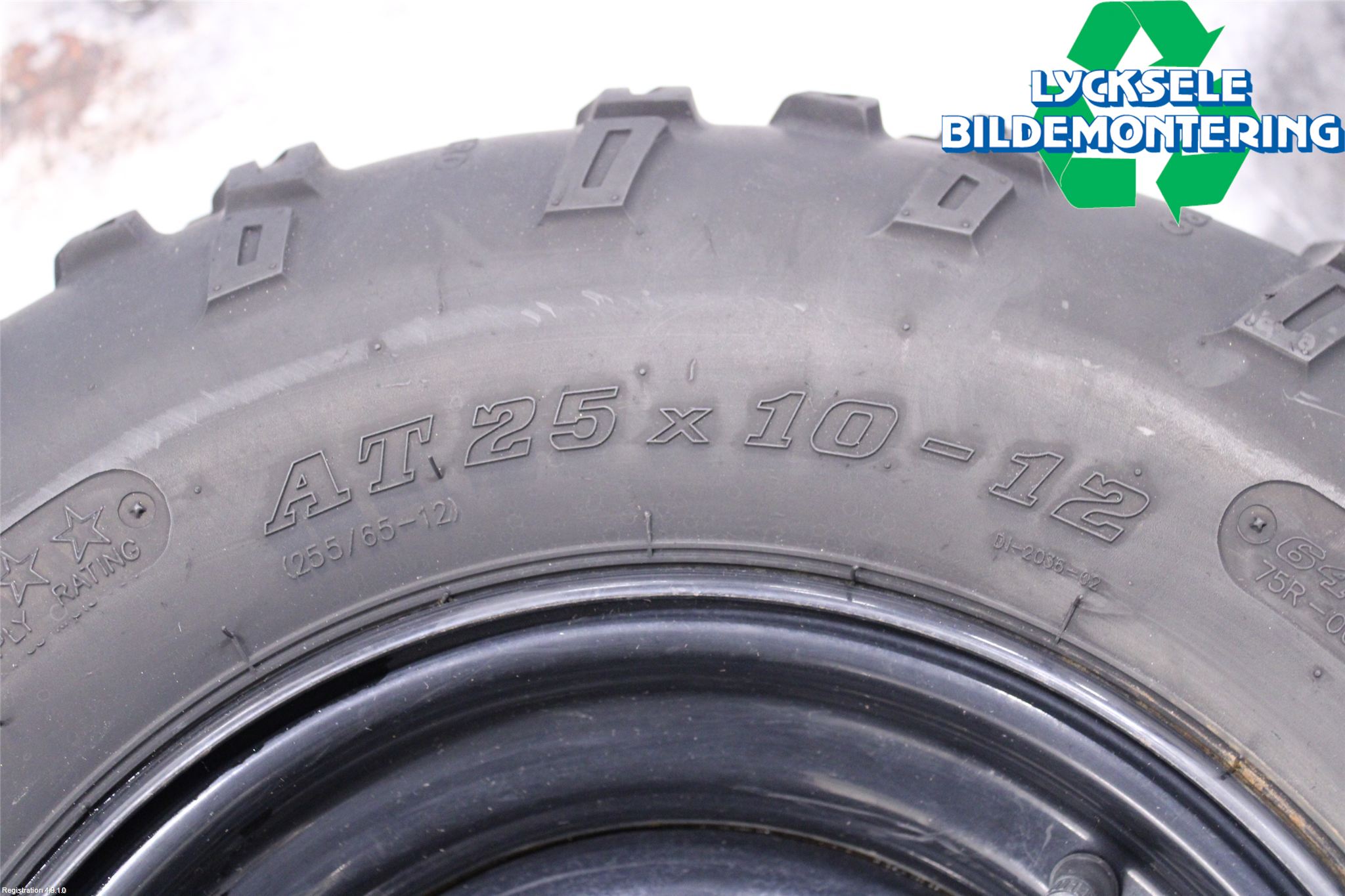 MC och moped ATV POLARIS Sommardäck Med Fälg