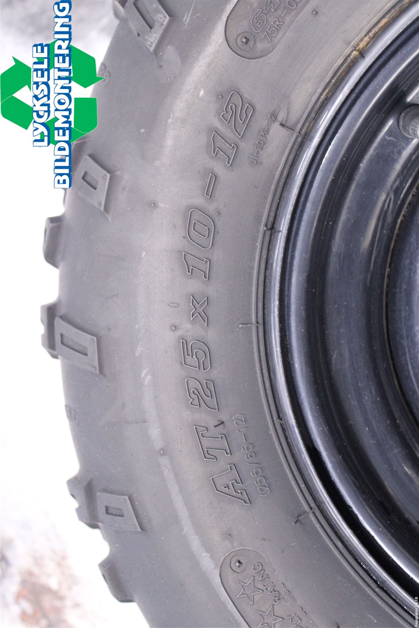 MC och moped ATV POLARIS Sommardäck Med Fälg