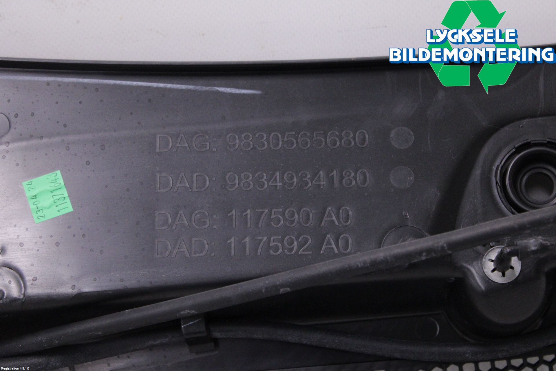 Opel ASTRA L 22- Torpedplåt-Torpedplast