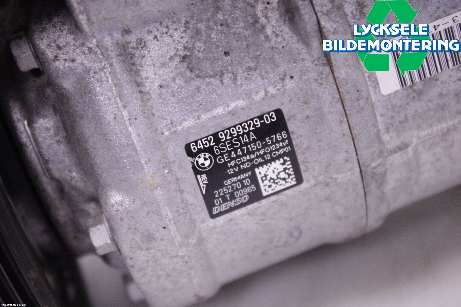 BMW 3 F30/F31/F80 12-19 Ac Kompressor
