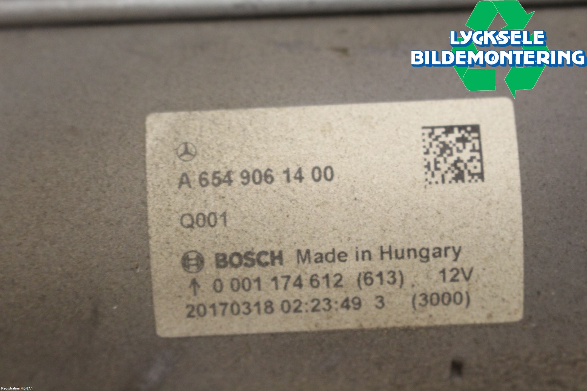Mercedes-Benz MB E-KLASS (W213) 16-23 Startmotor Diesel