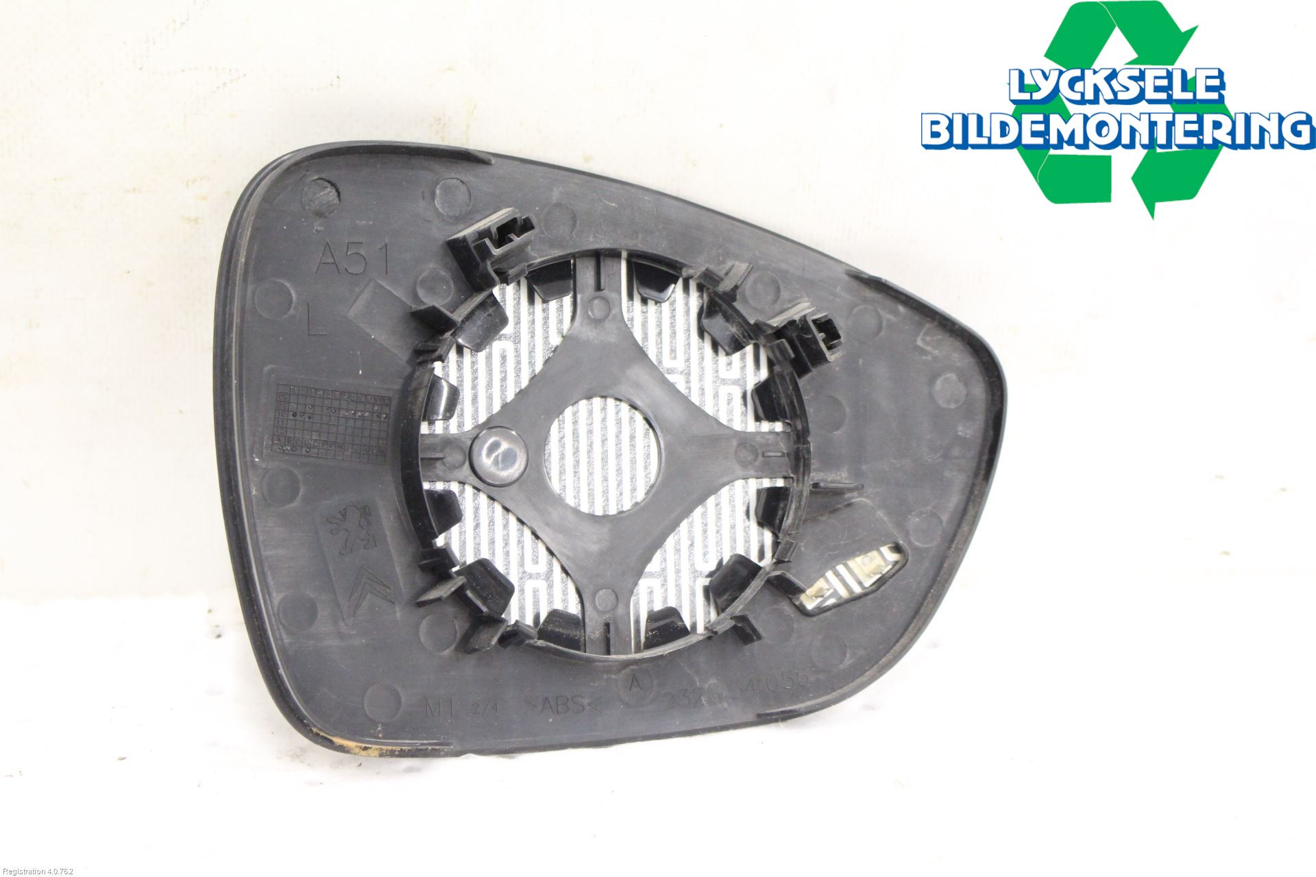 Citroen C5 08-17 Spegelglas Vä