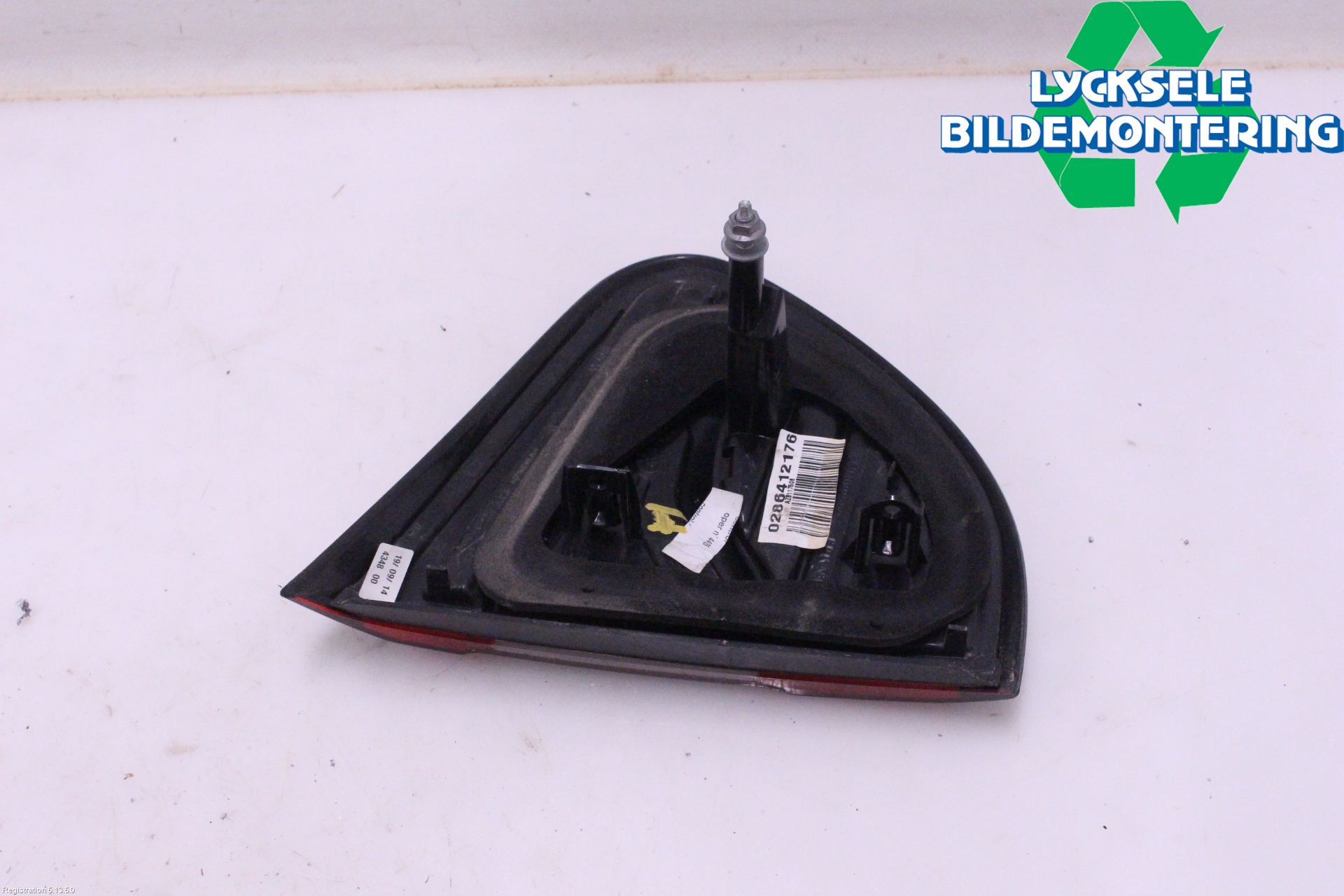 Renault CAPTUR 13-19 Bakljus Lucka Hö
