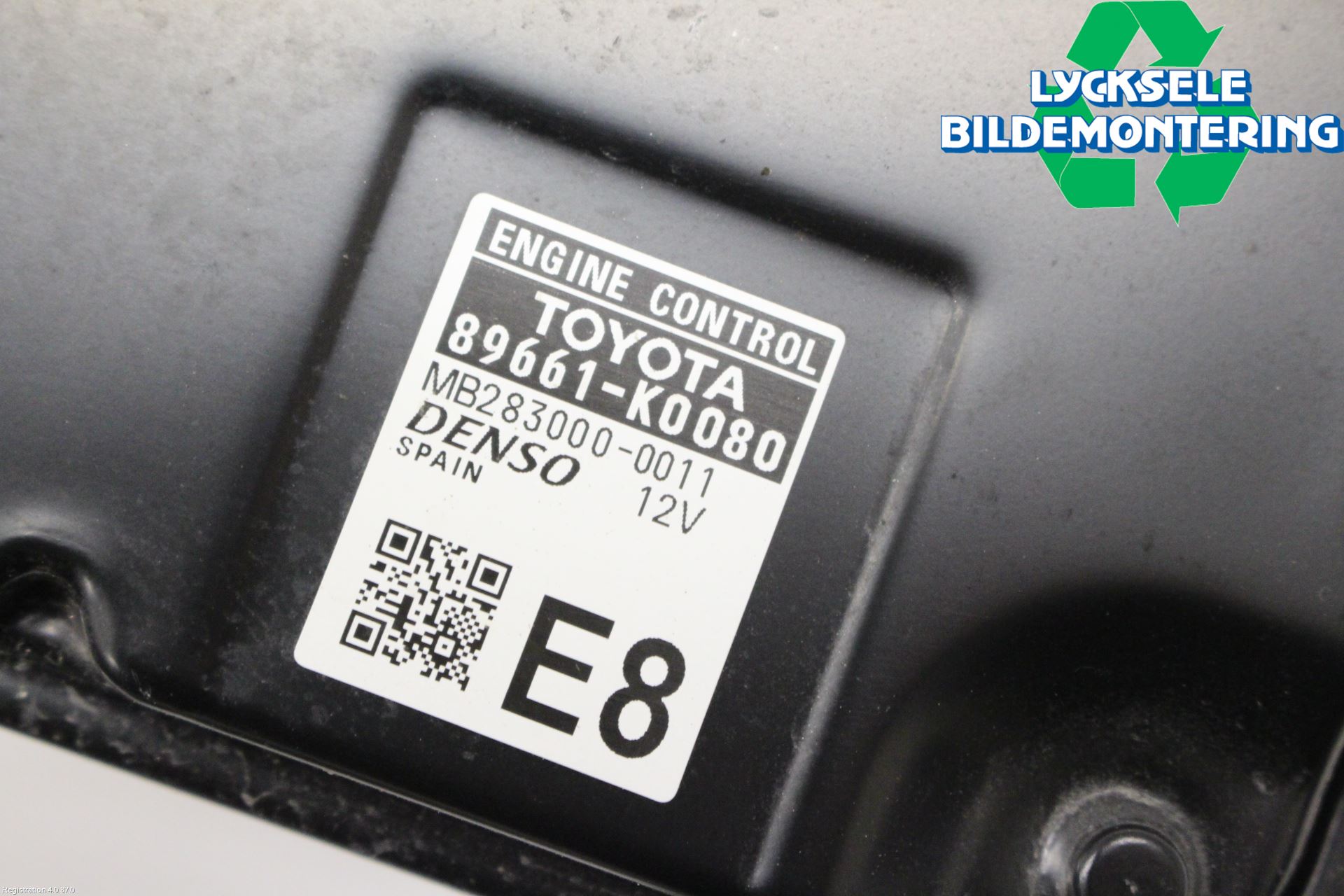 Toyota YARIS XP21 20- Styrenhet Insprut Bensin