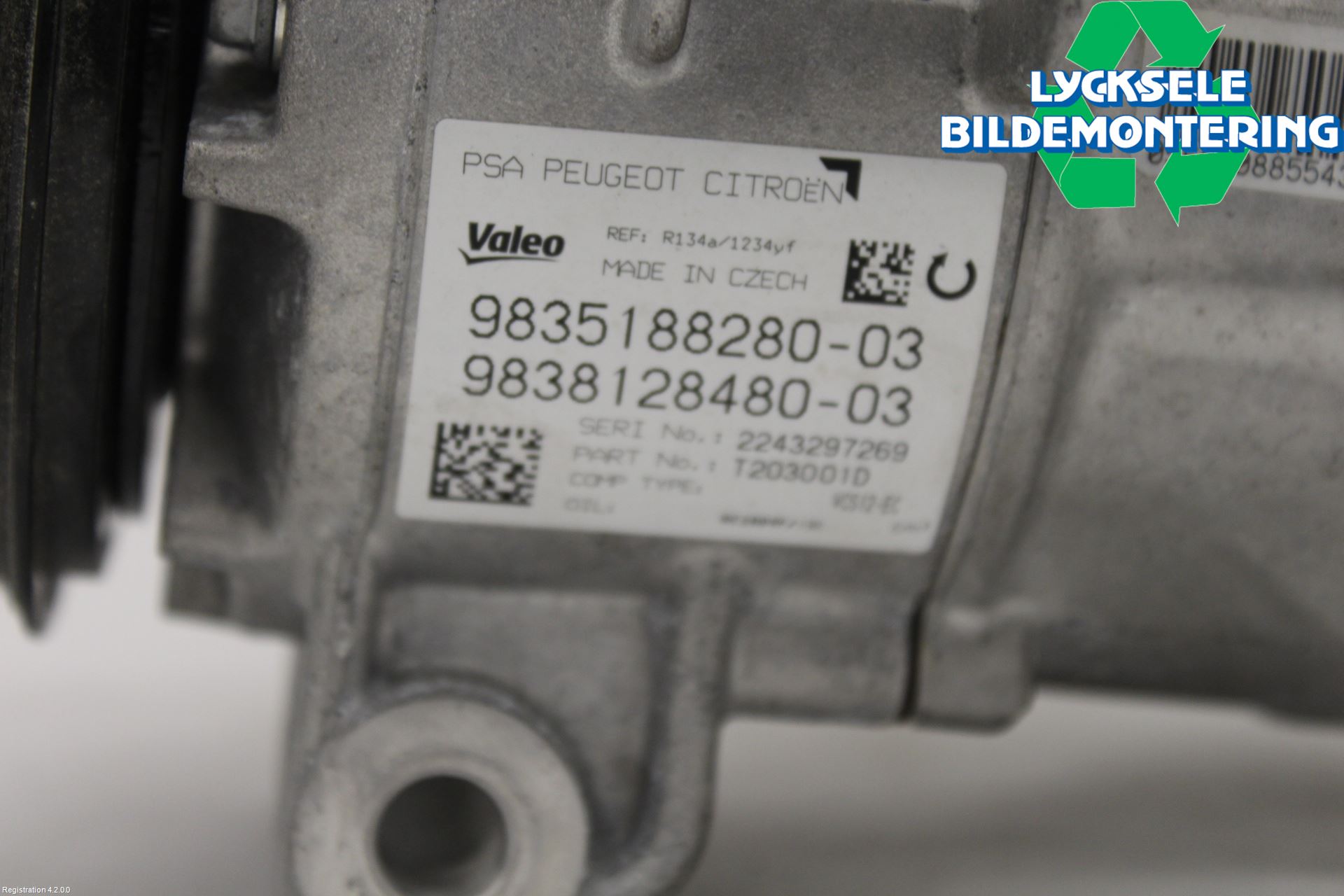 Citroen C5 AIRCROSS 19- Ac Kompressor