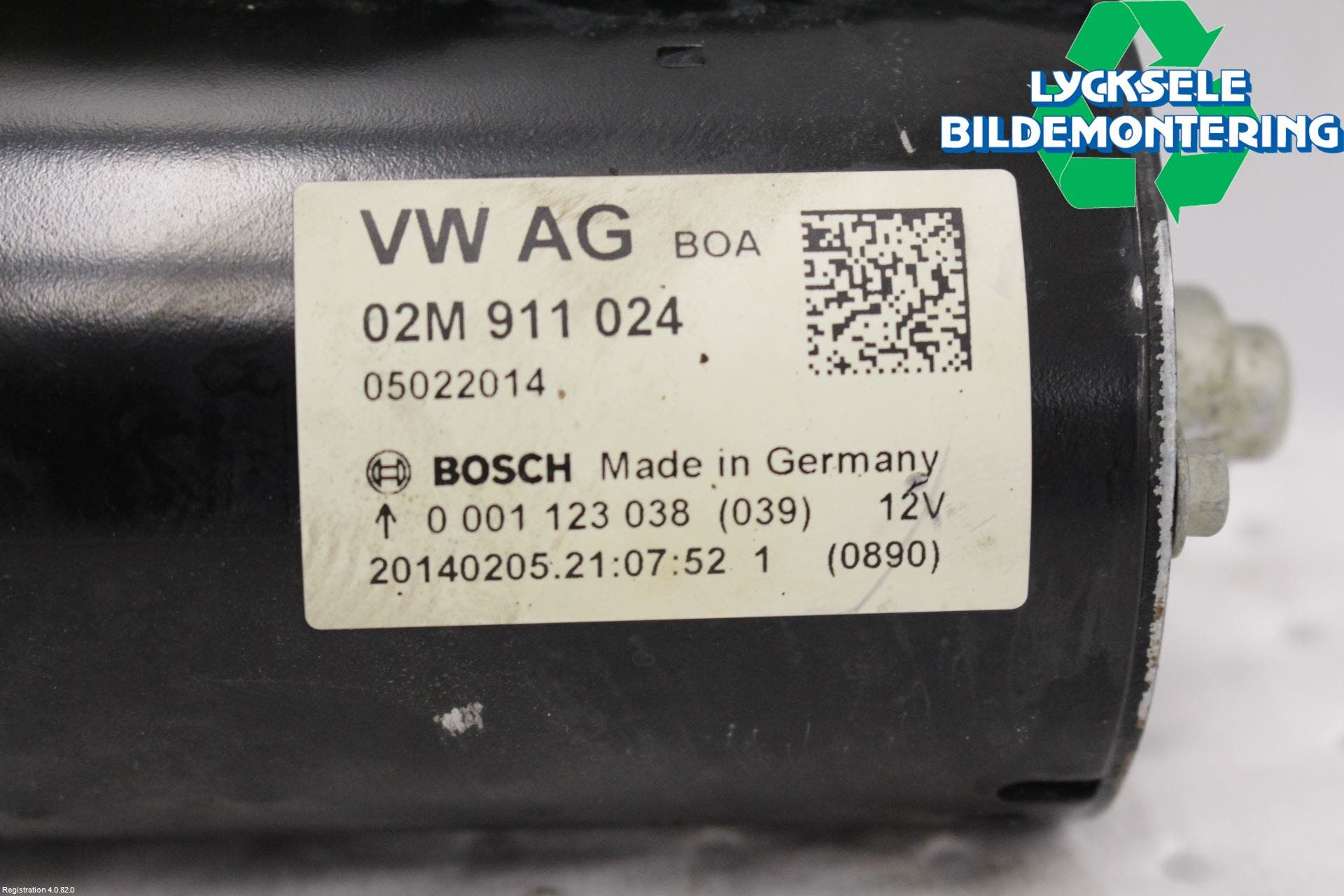 Volkswagen VW CADDY 11-15 Startmotor Diesel