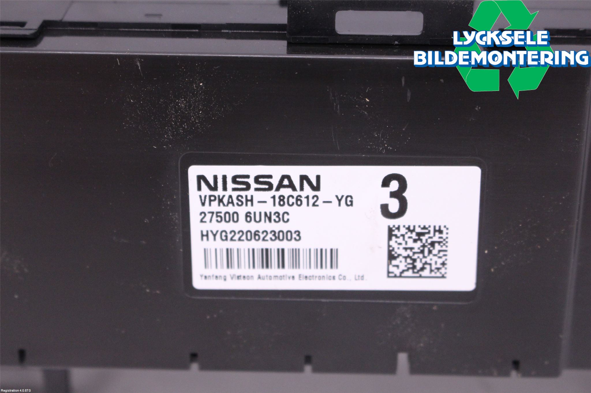 Nissan QASHQAI 21- Ac Styrenhet Ac Manöveren