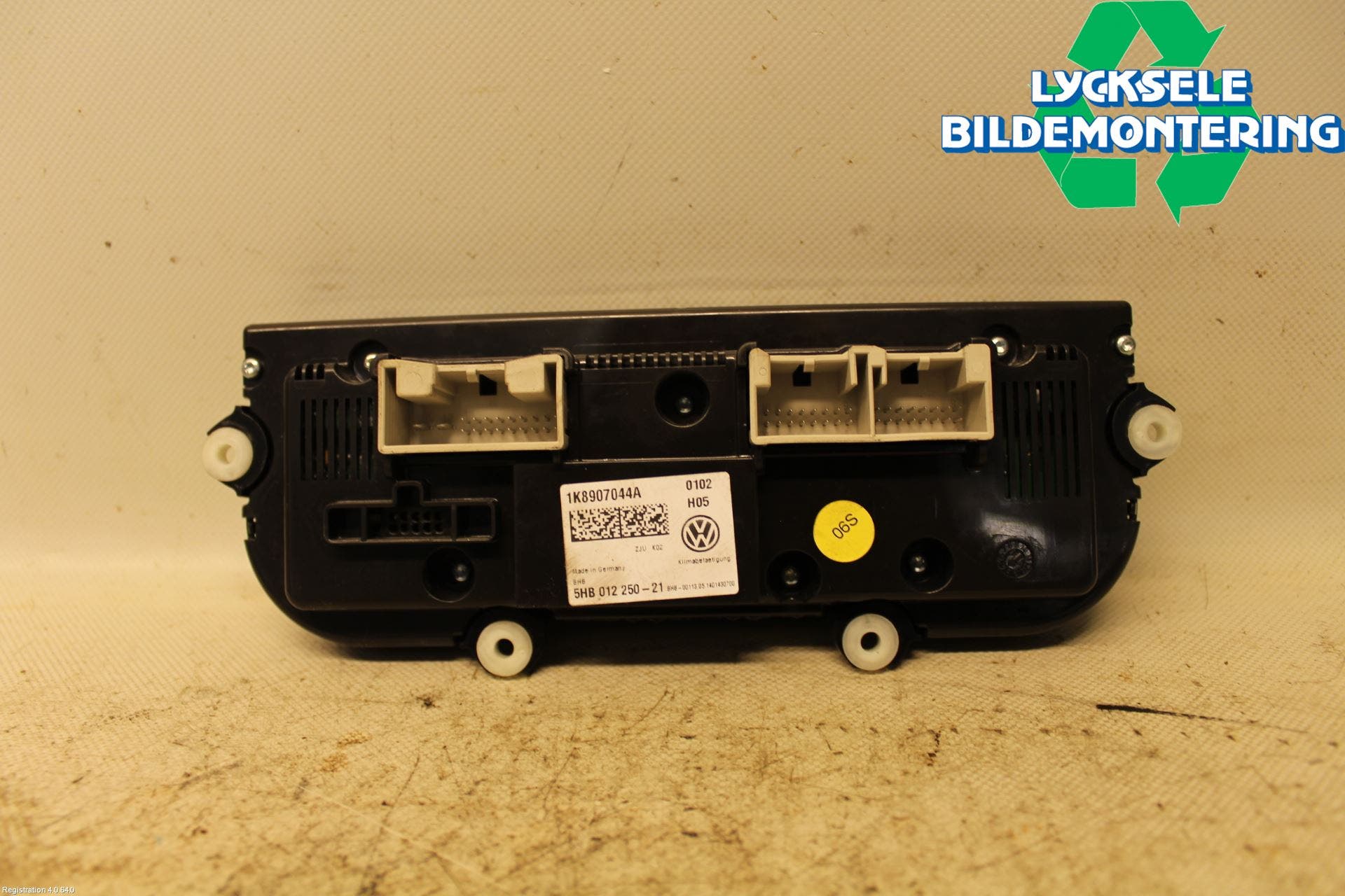 Volkswagen VW SCIROCCO 09-17 Ac Styrenhet Ac Manöveren