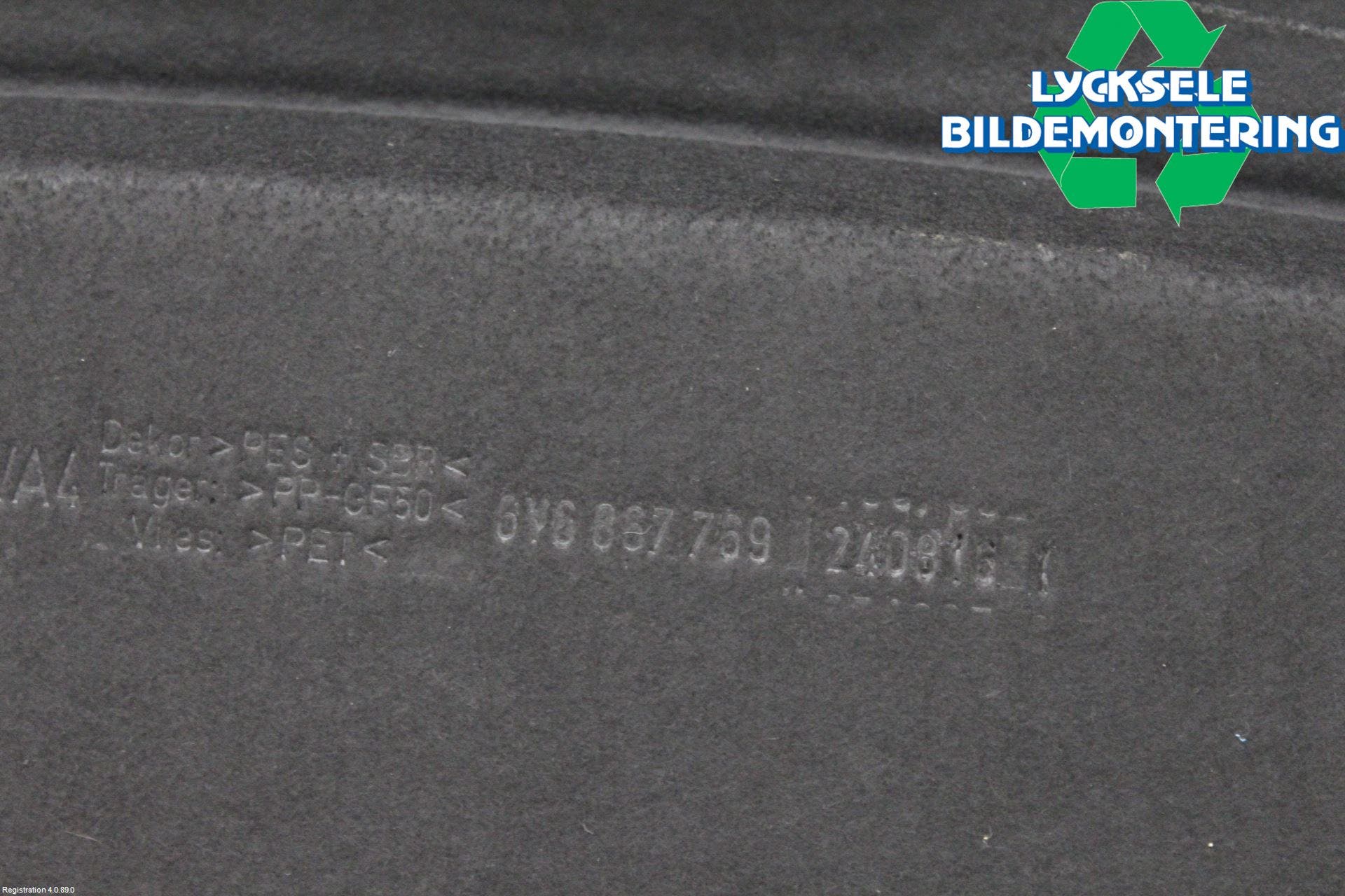 Skoda FABIA 15-21 Hatthylla