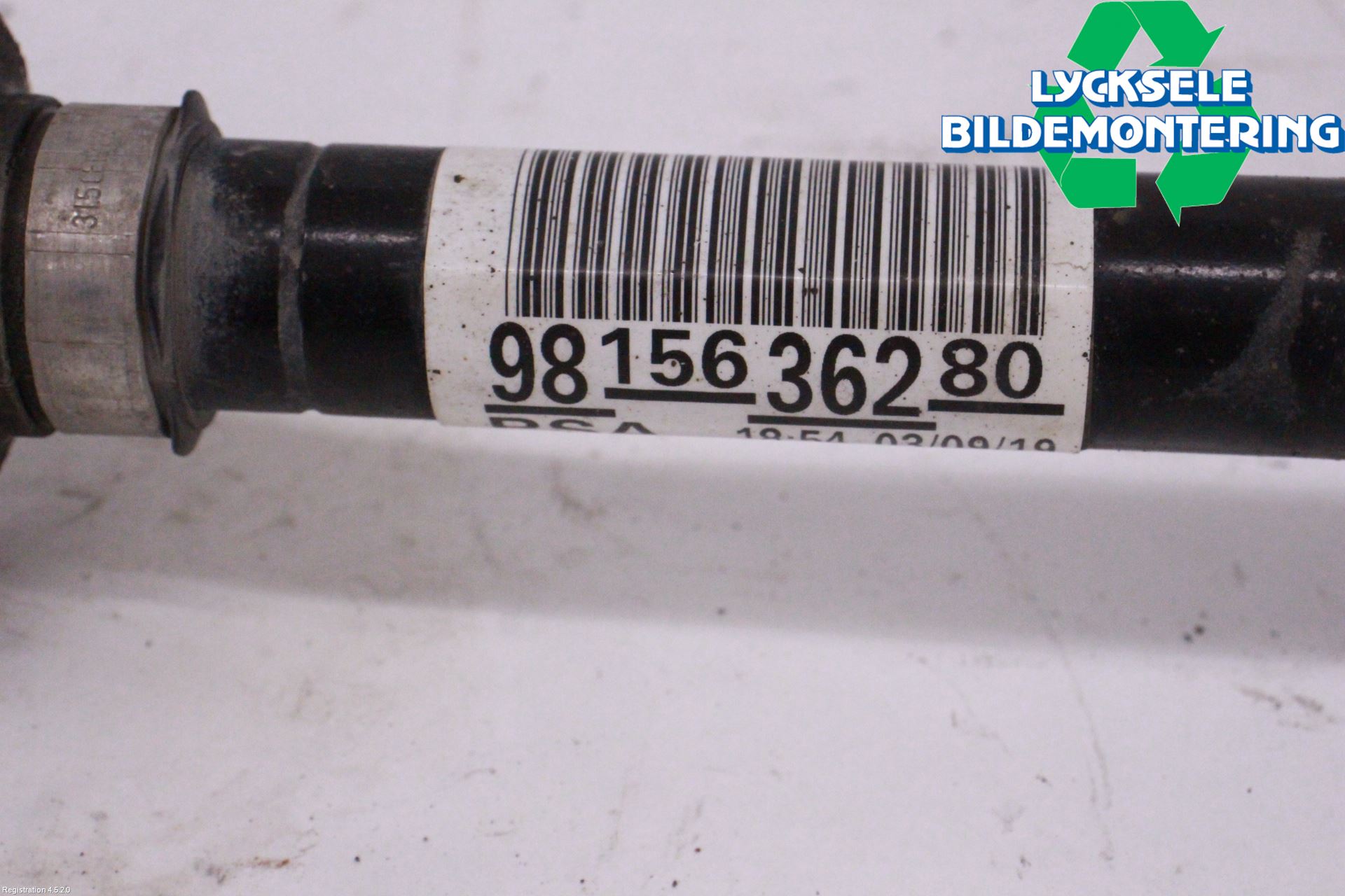 Peugeot PARTNER/E-PARTNER 19- Drivaxel Fram Höger