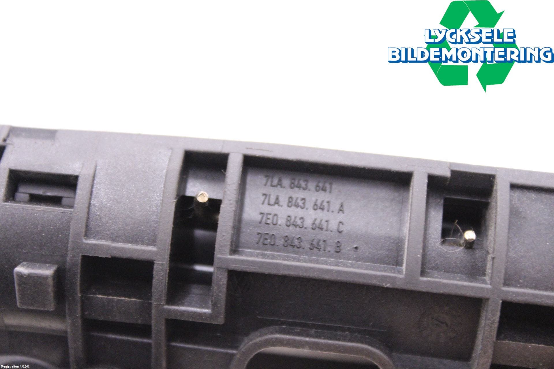 Volkswagen VW CADDY 16-20 Dörrhandtag Inre Vä