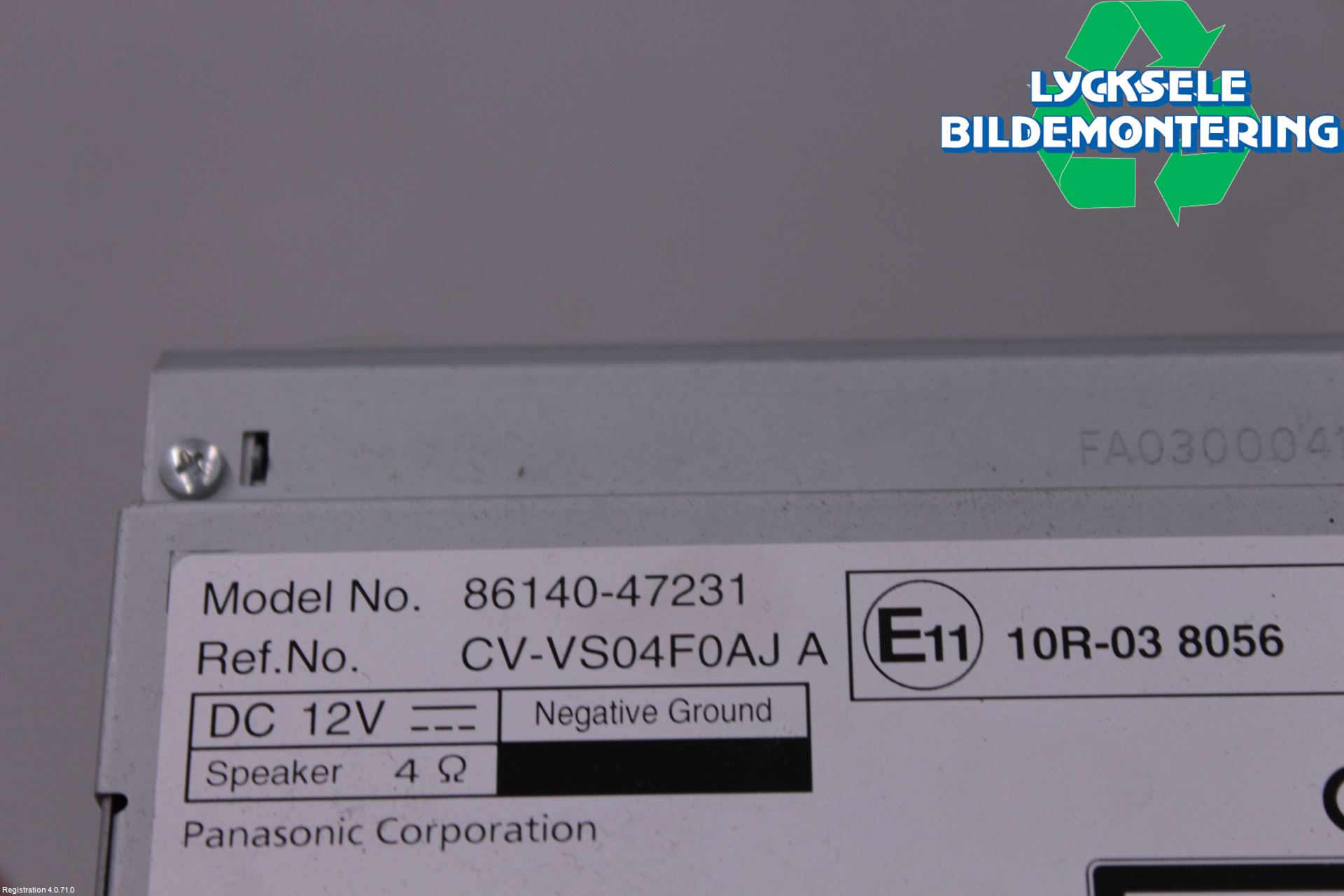 Toyota PRIUS+ ZVW40 12-20 Cd Radio - Multimediapanel