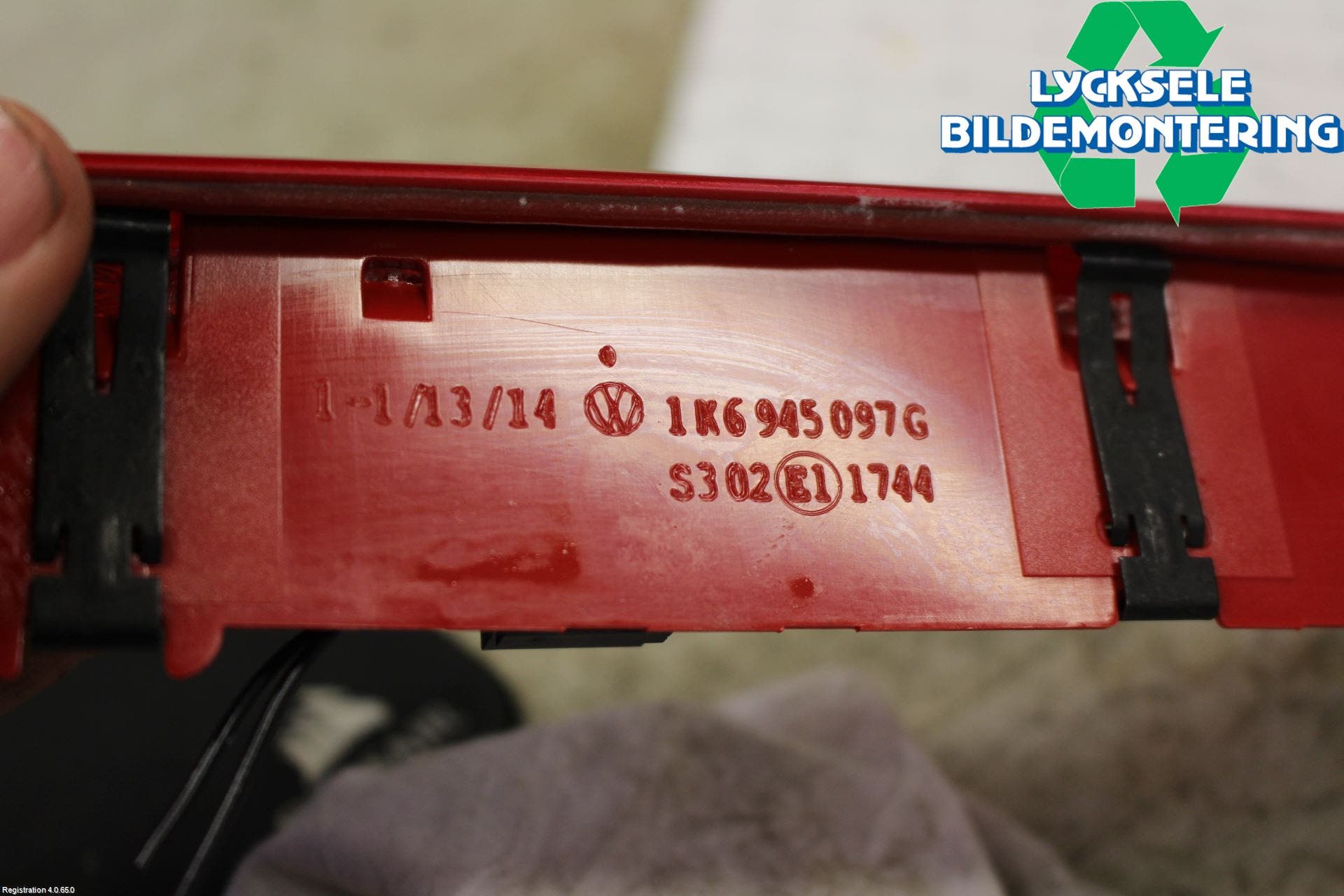 Volkswagen VW TIGUAN 07-16 Bromsljus Bakruta