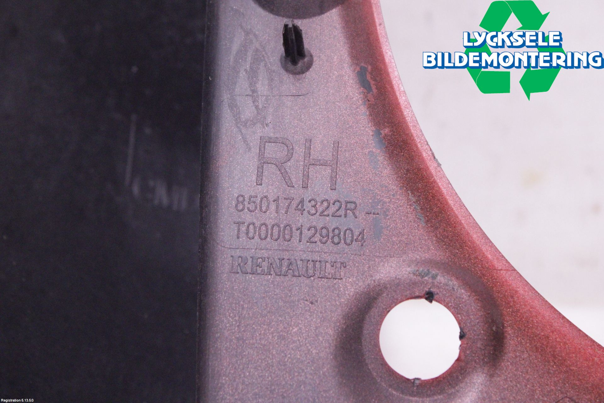 Renault CLIO IV 12-16 Stötfångardel Bak Hö