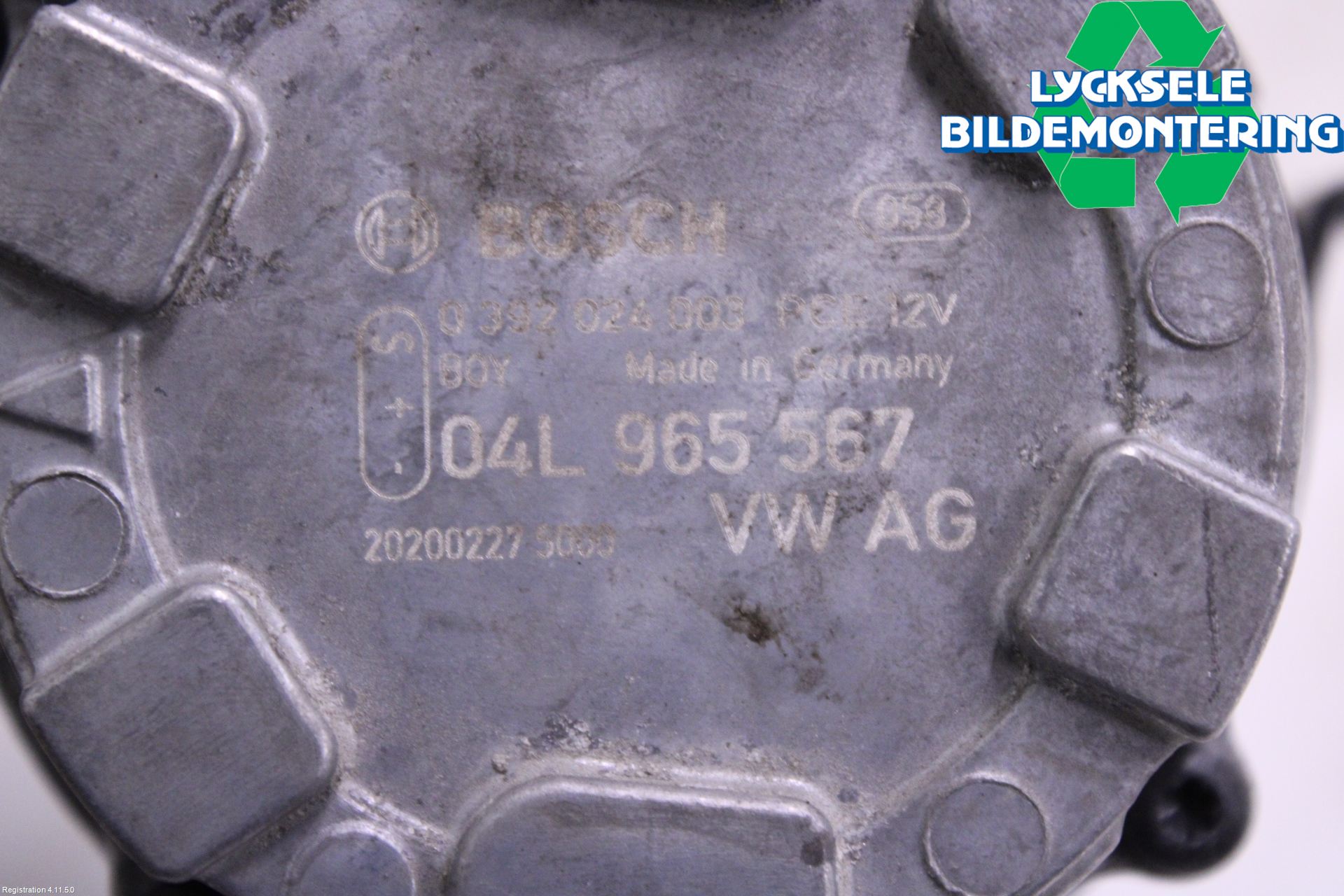 Volkswagen VW GOLF / E-GOLF VII 13-20 Värme Cirkulationspump