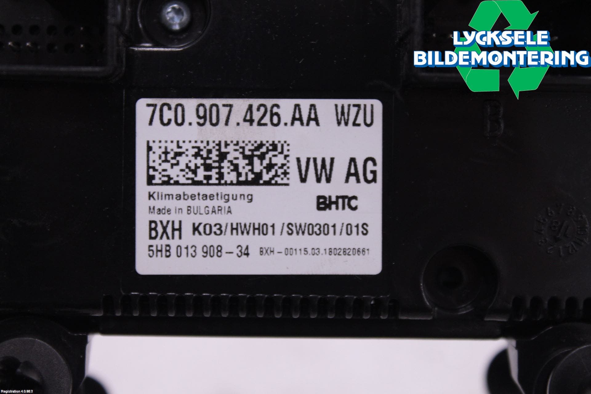 Volkswagen VW CRAFTER II / E-CRAFTER 17- Ac Styrenhet Ac Manöveren