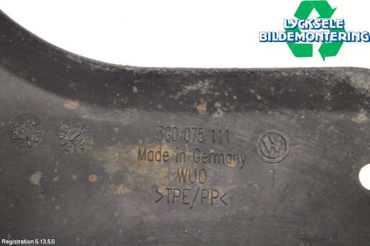 Volkswagen VW PASSAT 15-19 Stänkskydd