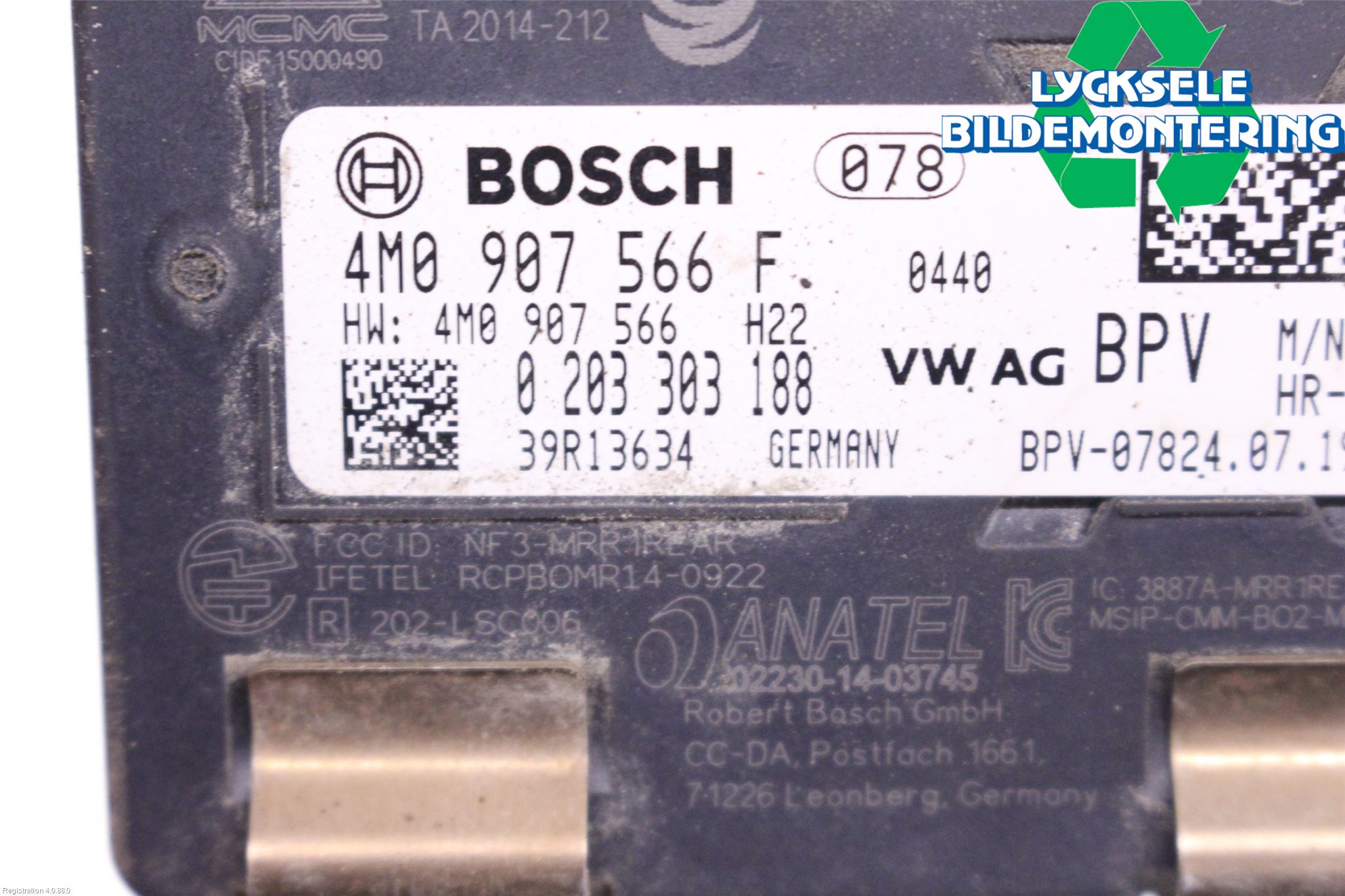 Audi A4 ALLROAD 17- Sensor Aktivt Kollisionsskydd