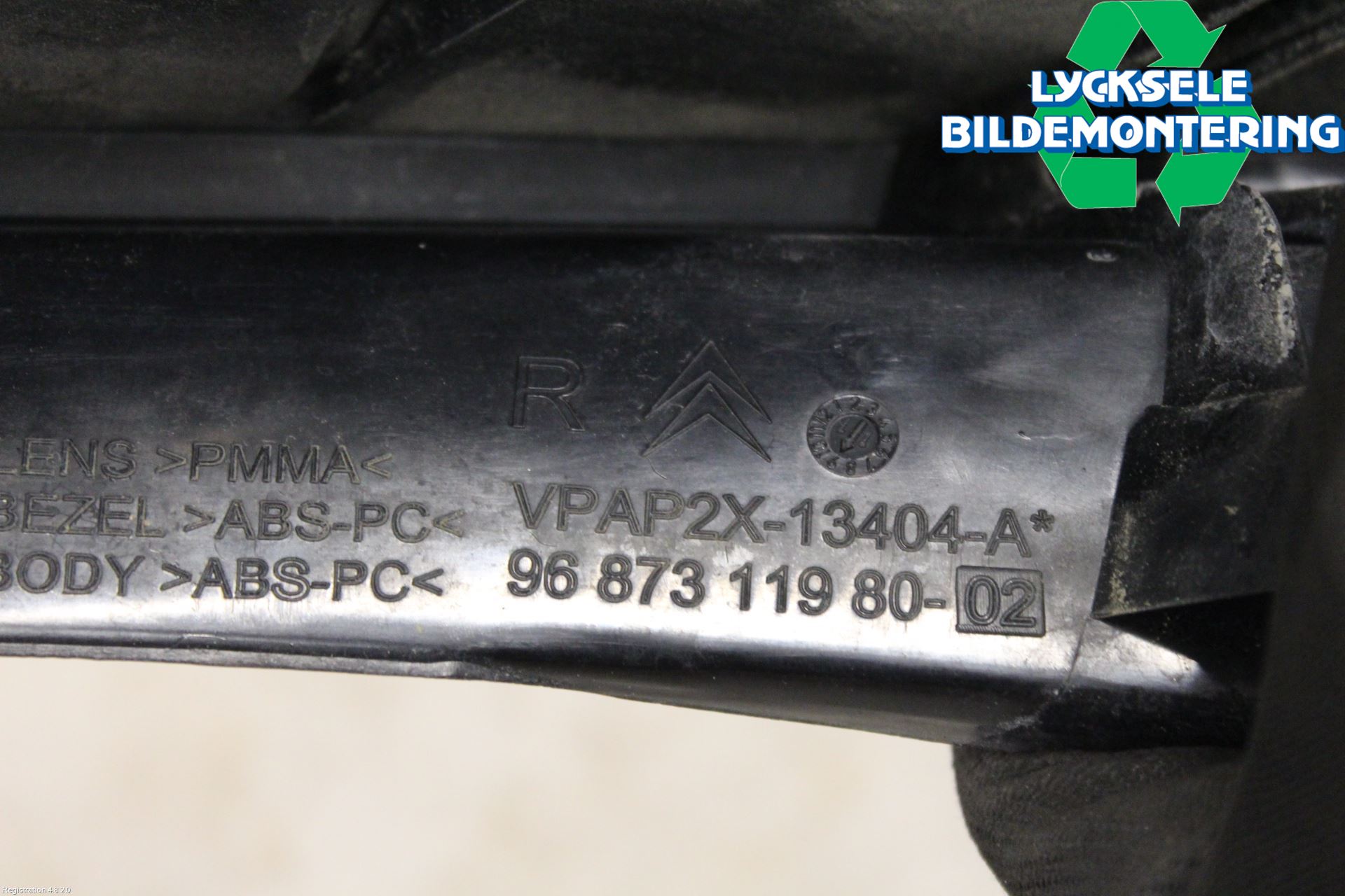 Citroen C4 II 11-18 Bakljus Höger