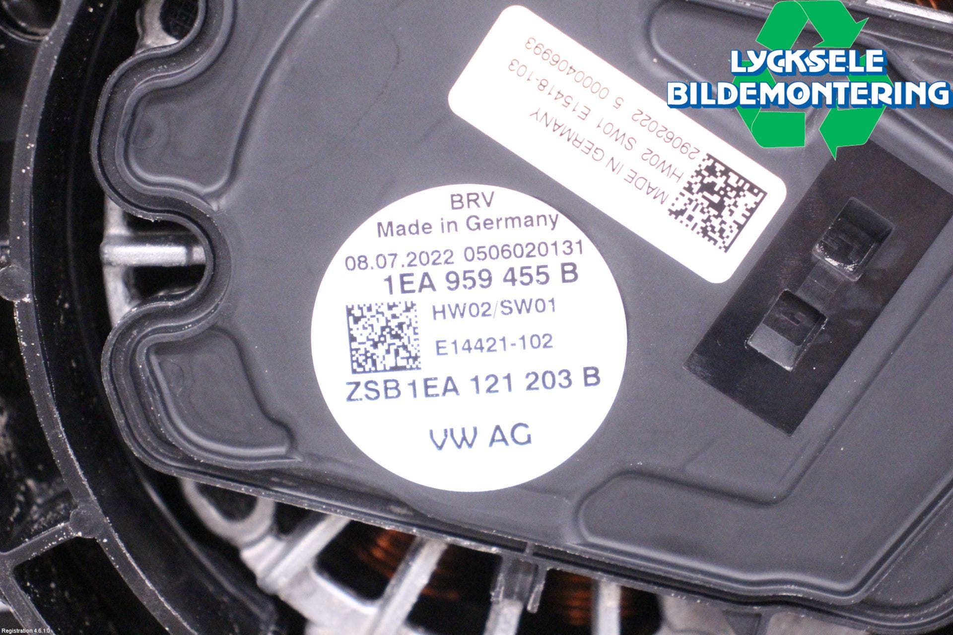 CUPRA BORN 22- Kylfläkt El