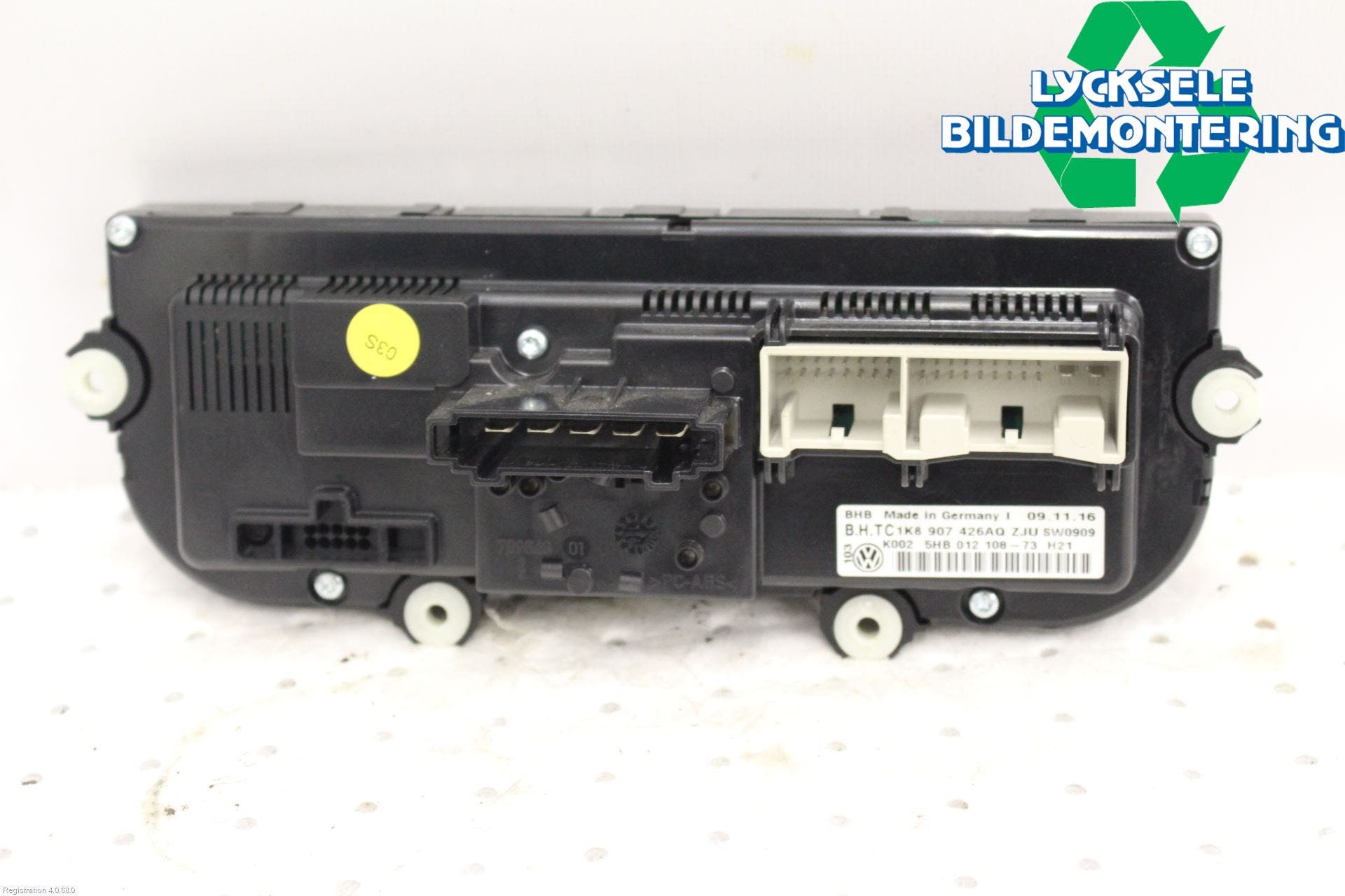 Volkswagen VW CADDY 16-20 Ac Styrenhet Ac Manöveren