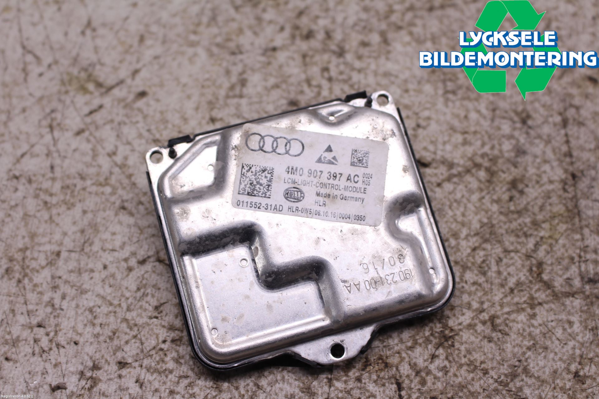 Audi A4/S4 B9 16-19 Styrenhet Strålkastare