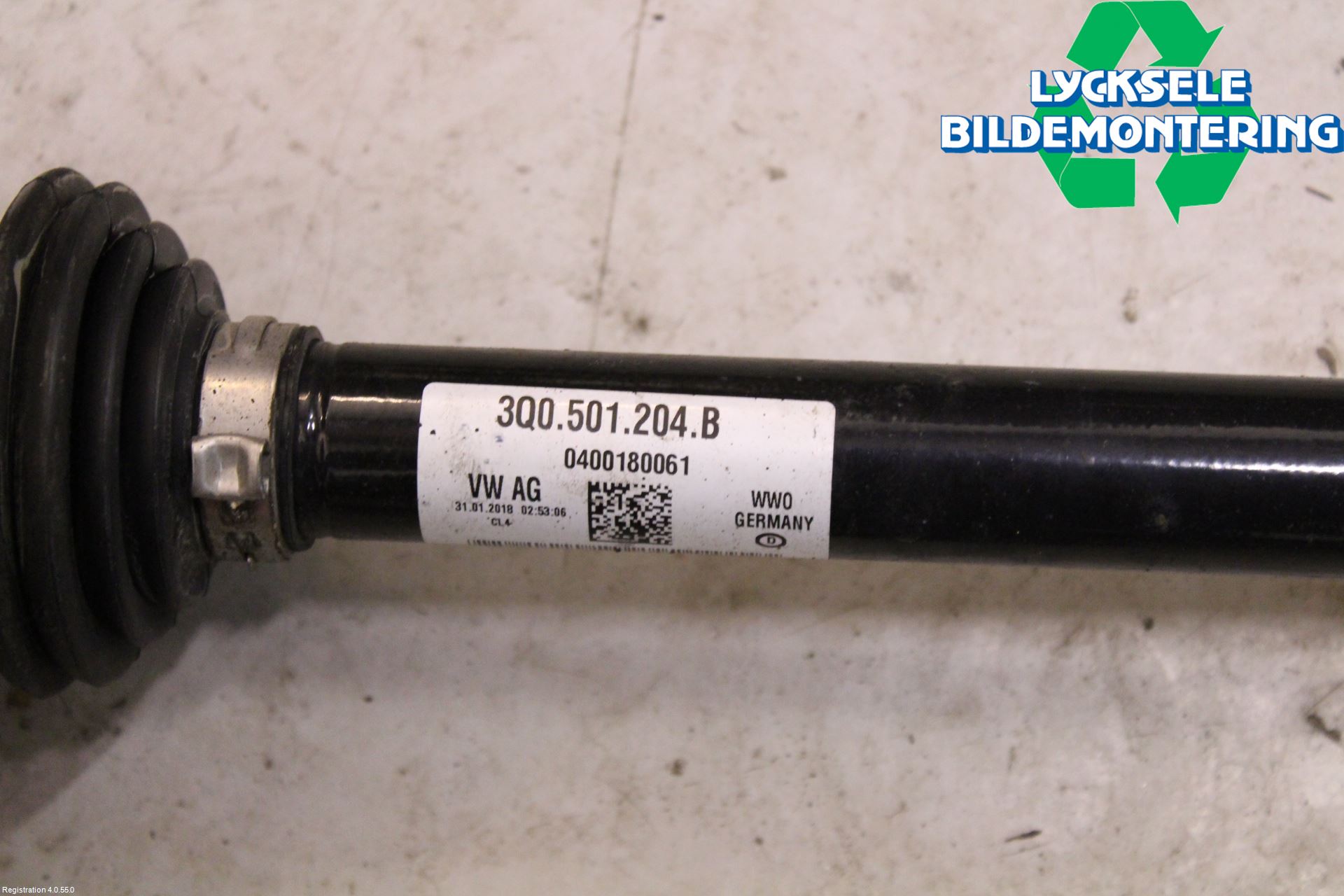 Skoda KODIAQ 17-24 Drivaxel Bak Höger