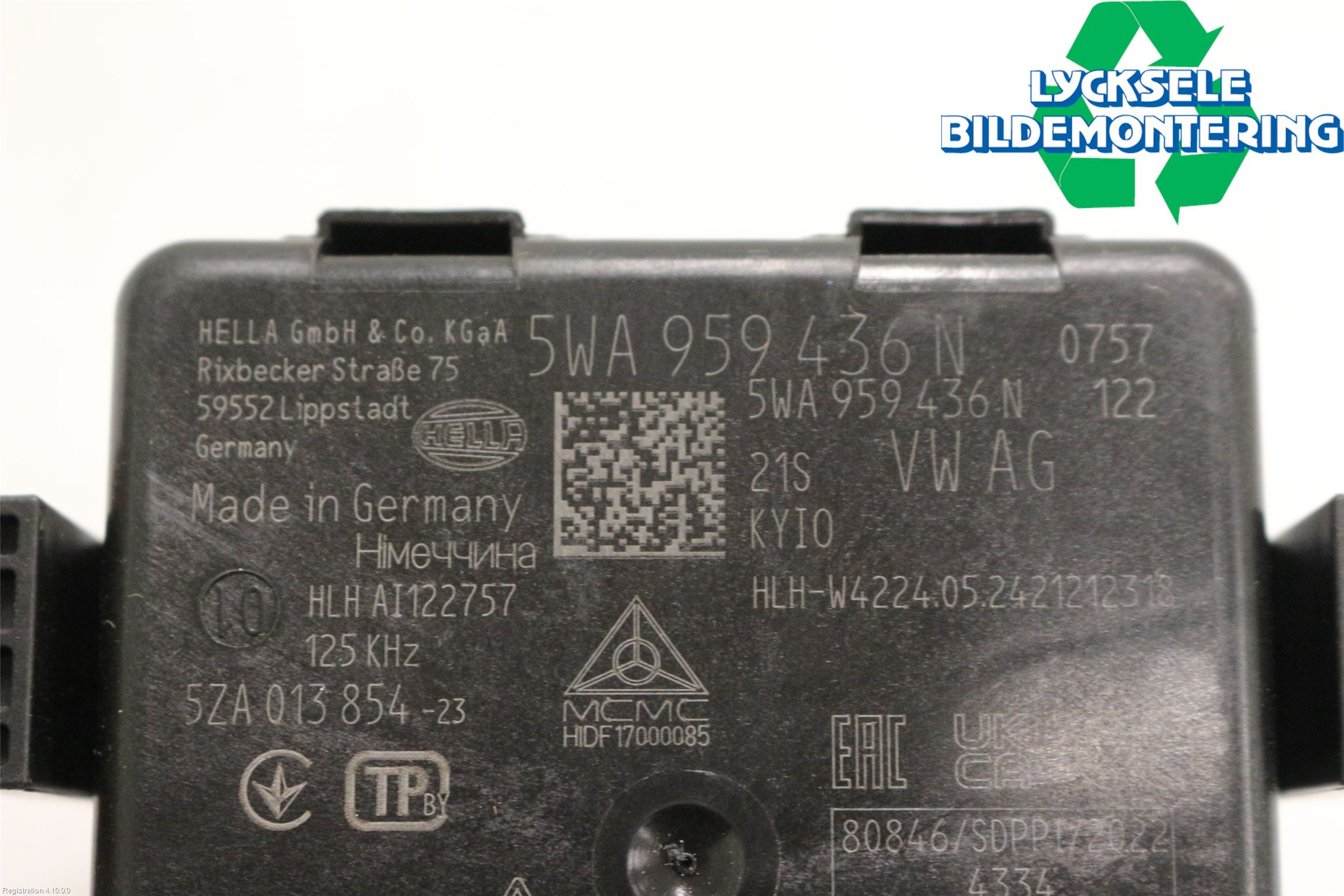 Skoda ENYAQ iV 21- Styrenhet Nyckellöst System