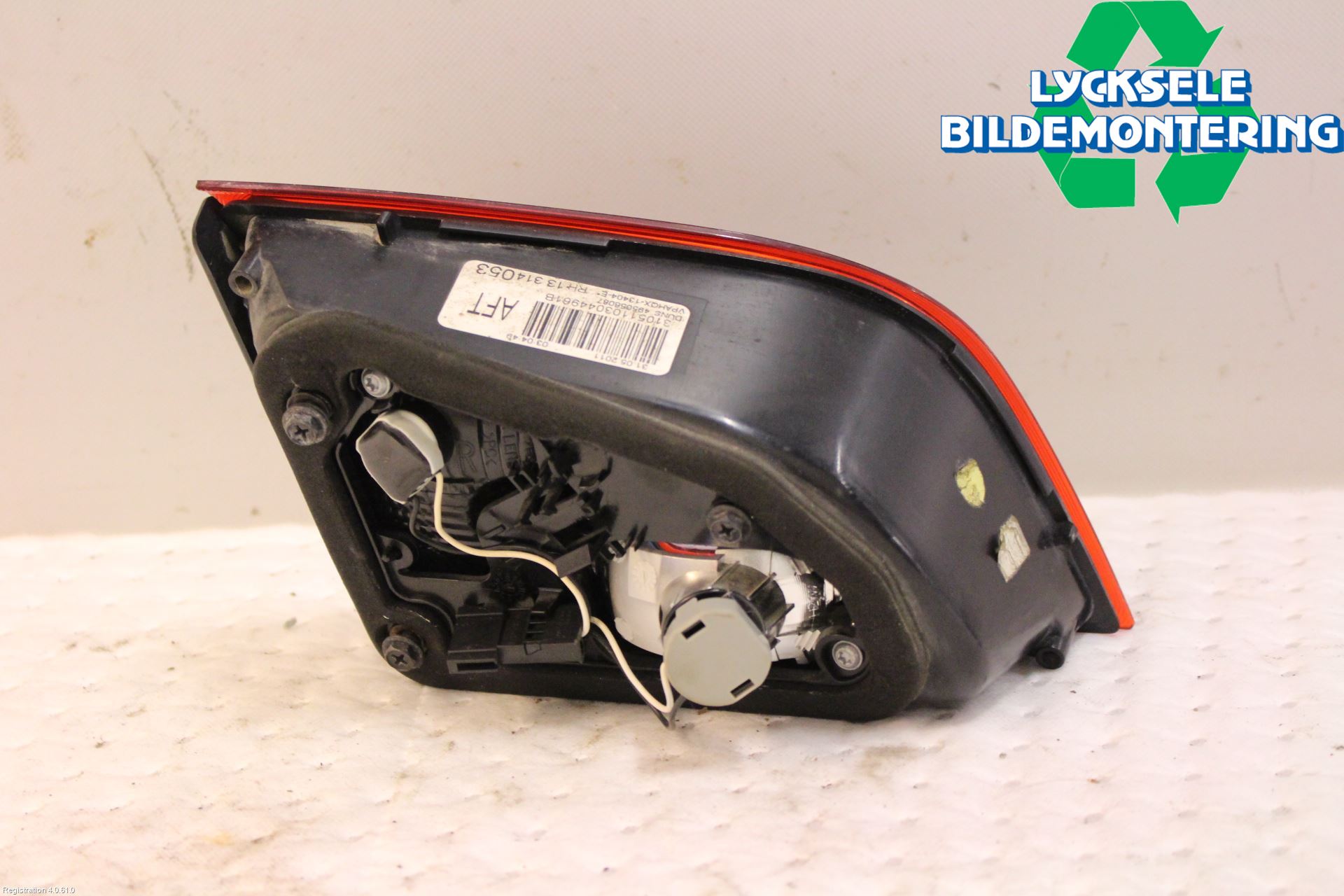 Opel ASTRA J 10-15 Bakljus Lucka Hö