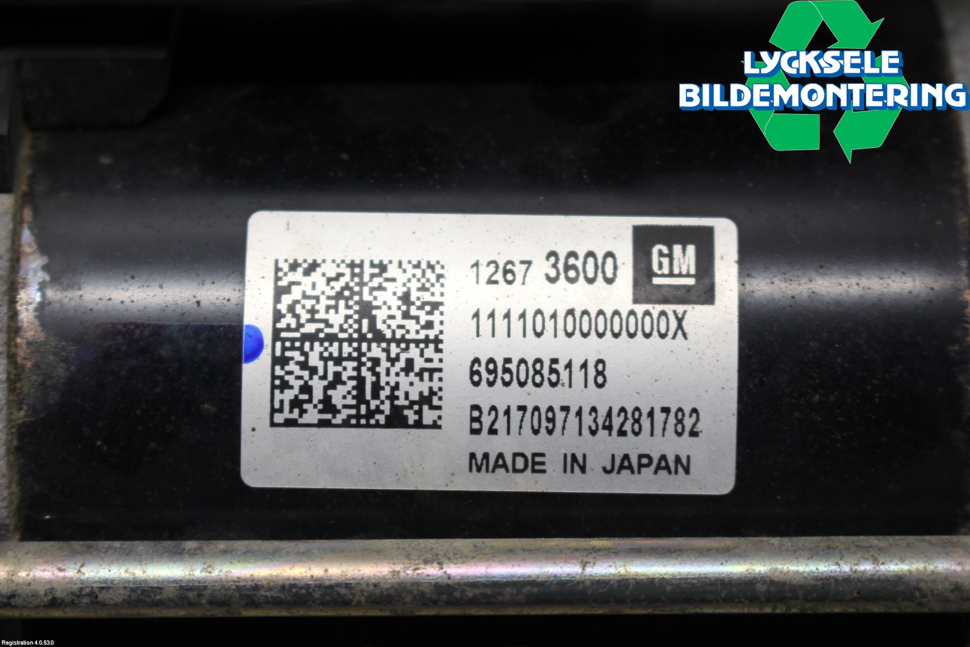 Opel ASTRA K 16-22 Startmotor