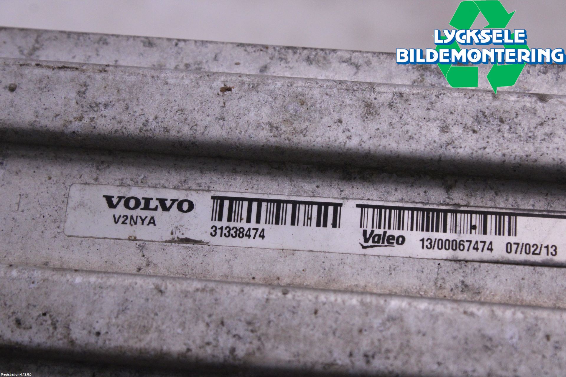 Volvo XC70 08-13 Laddluft-Intercooler Kyl