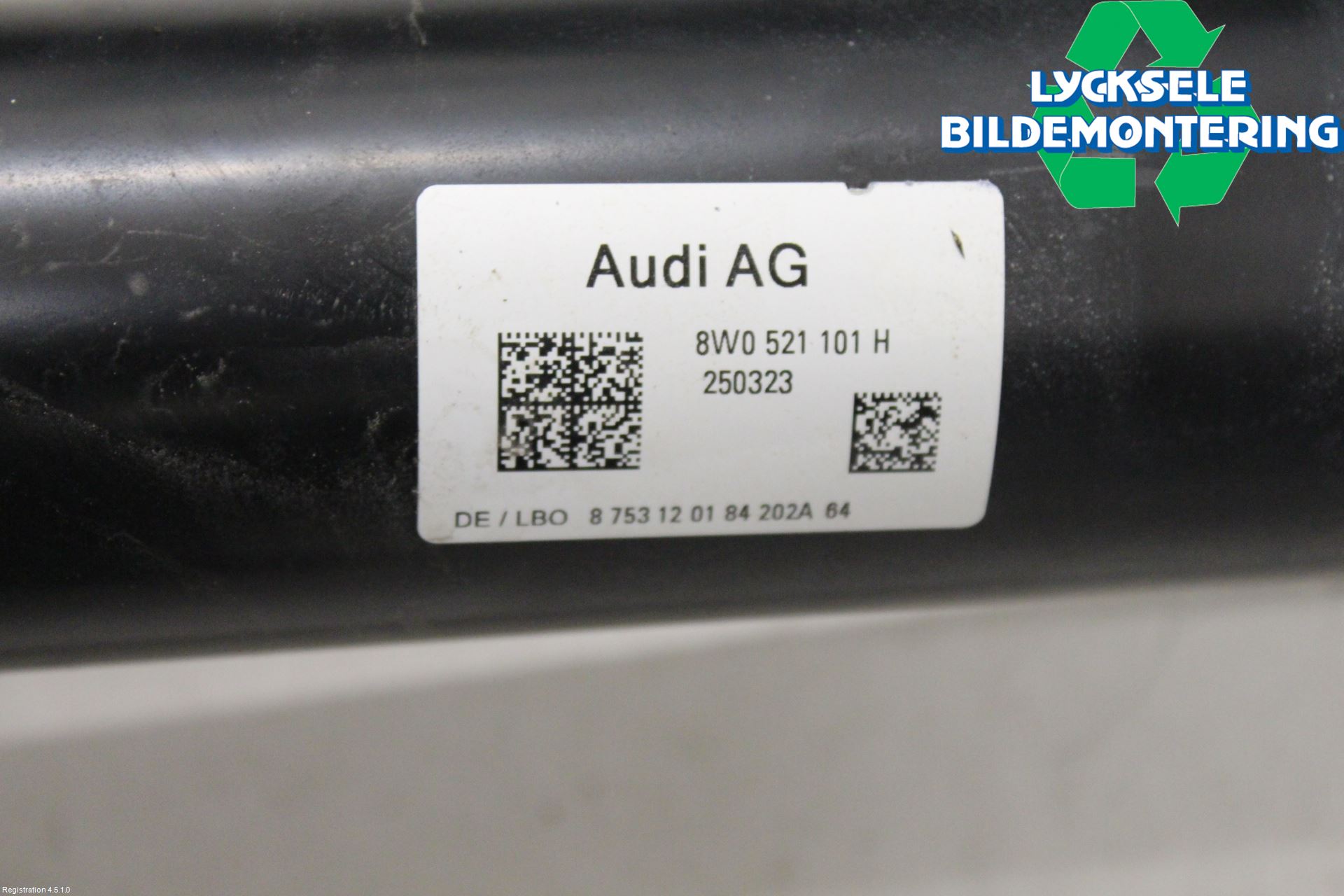 Audi A4/S4 B9 20- Mellanaxel Komp