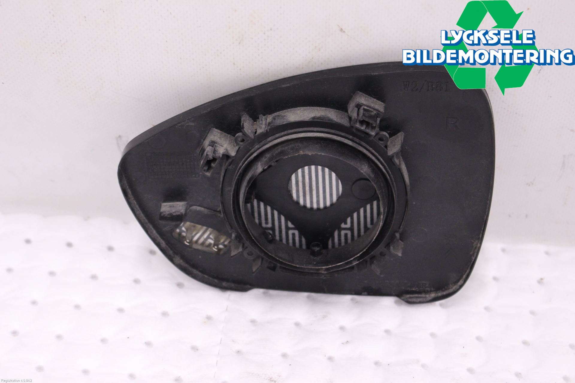 Peugeot 508 11-18 Spegelglas Hö