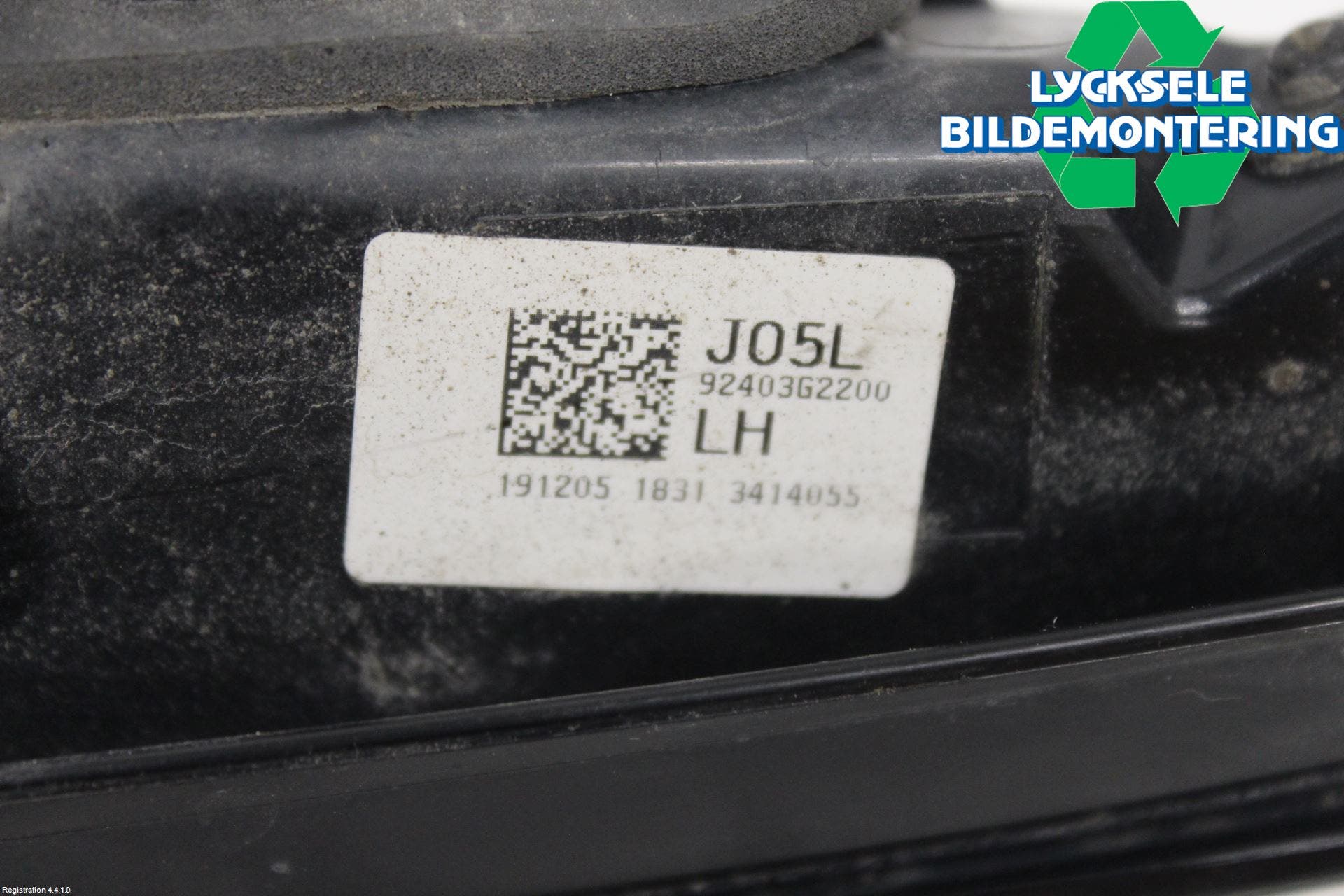 Hyundai IONIQ AE 17-22 Bakljus Lucka Vä