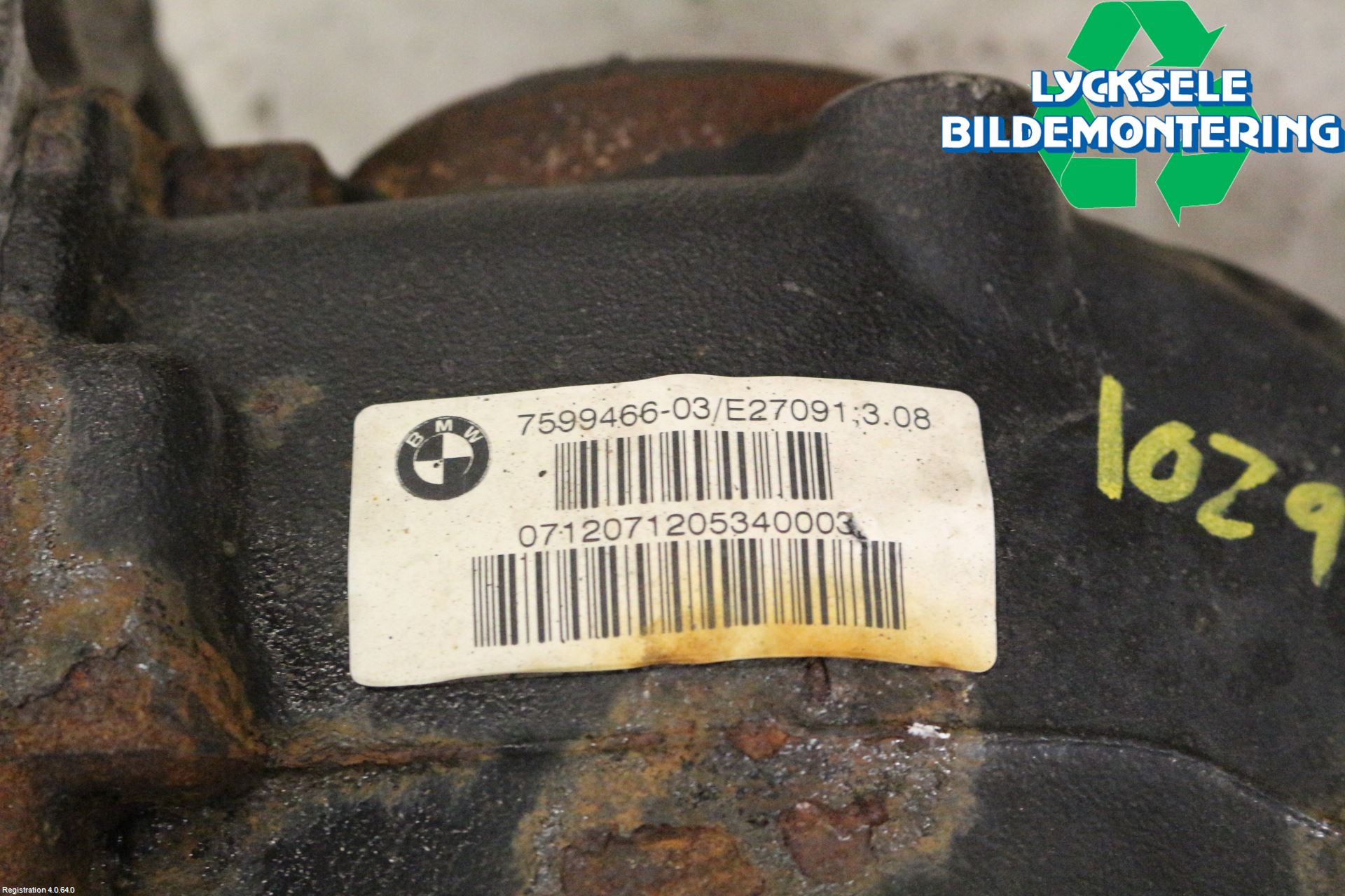 BMW 1 F20/F21 11-19 Bakväxel-Diff