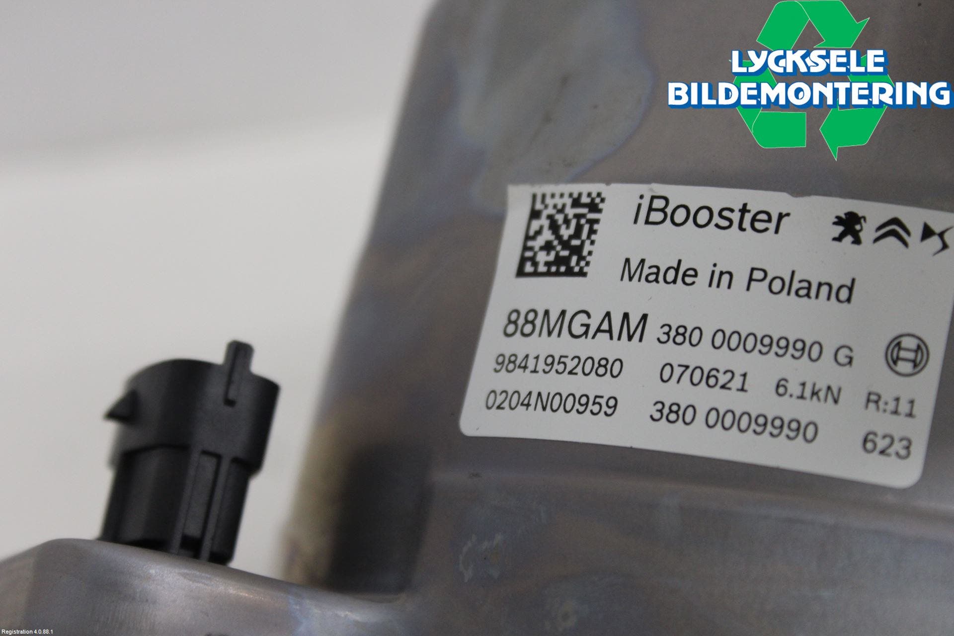 Peugeot 508 19- Bromsservo