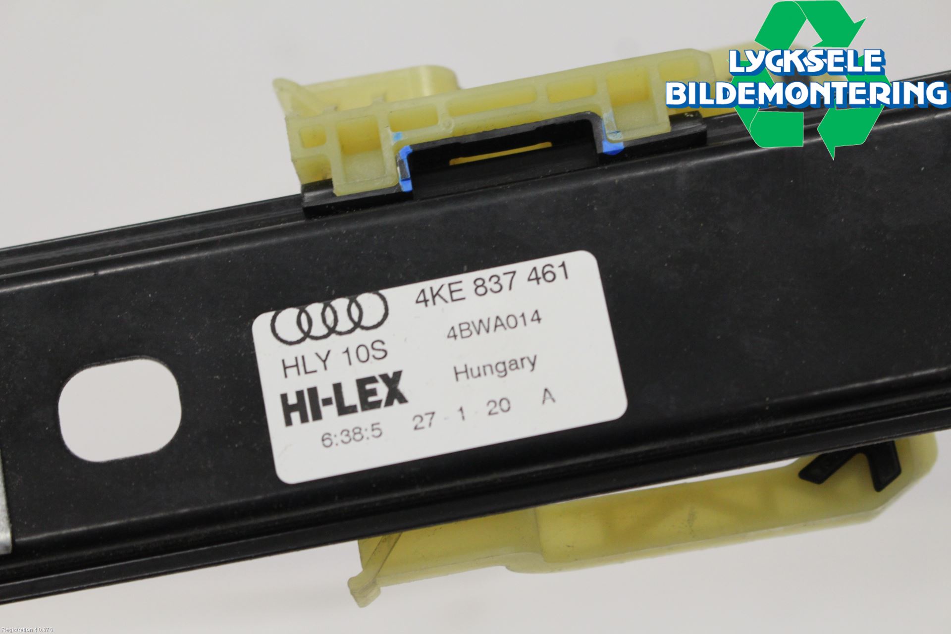 Audi E-TRON, S GE 19- Fönsterhissmekanism