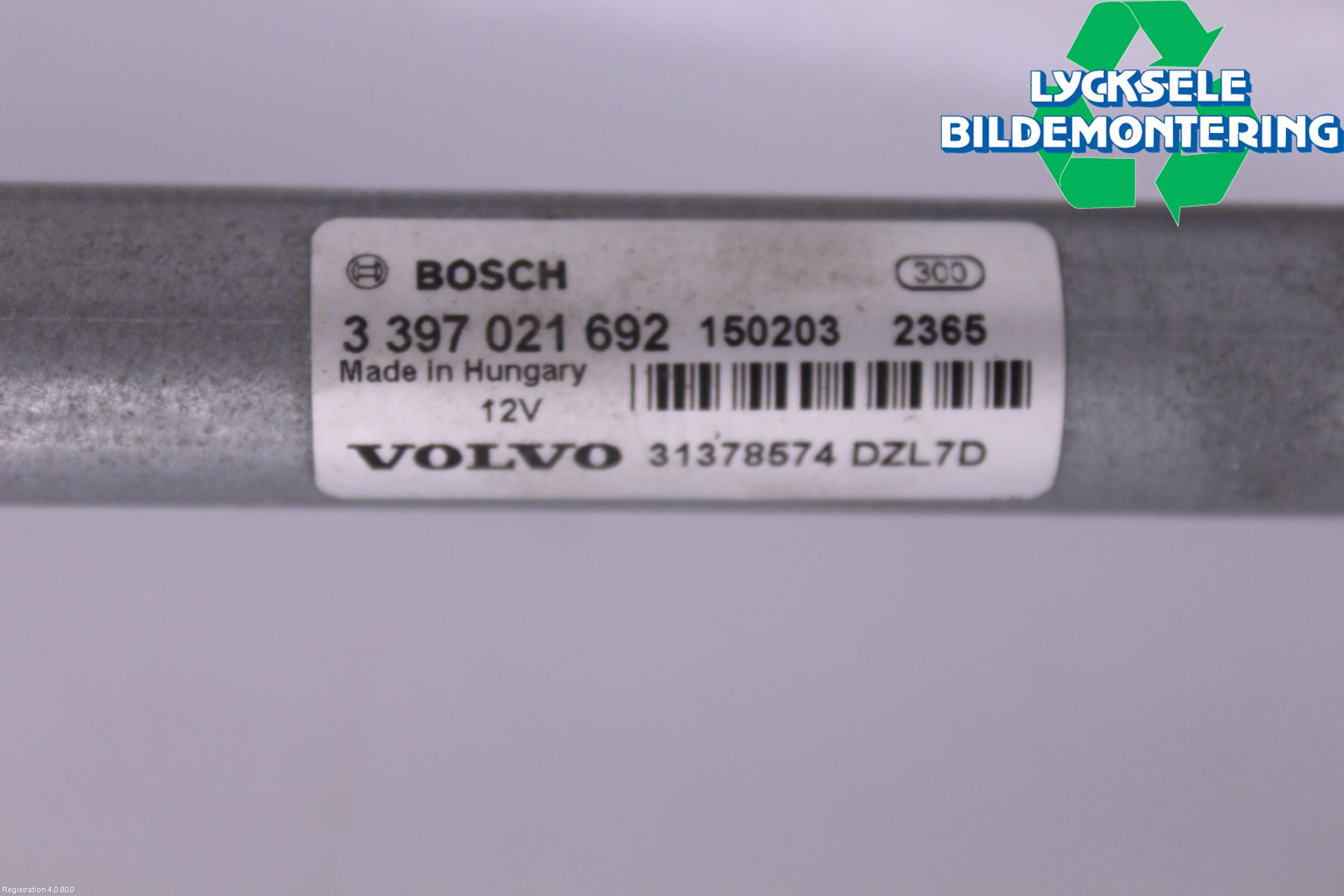 Volvo V40 12-19 Torkarmekanism Vindruta