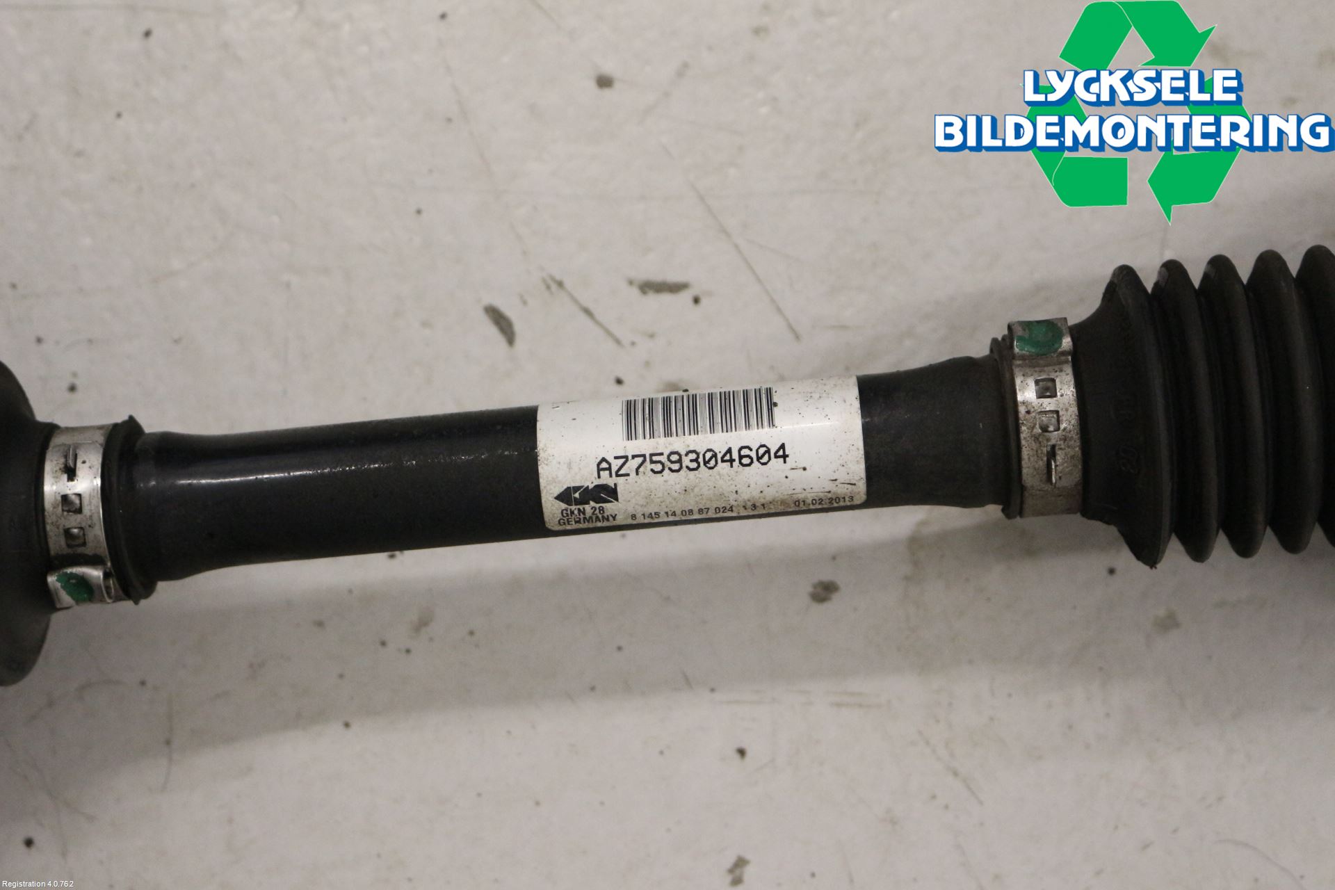 BMW 6 GRAN COUPÉ F06 12-19 Drivaxel Fram Höger