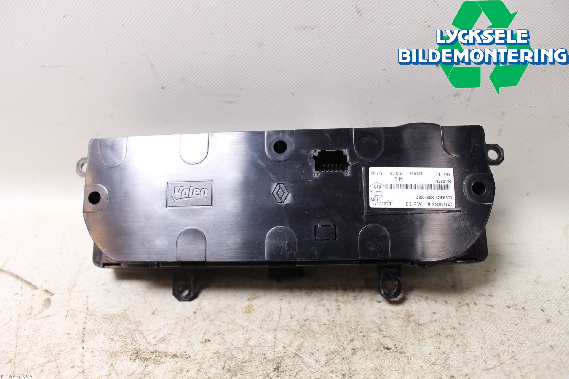 Renault CLIO IV 12-16 Ac Styrenhet Ac Manöveren