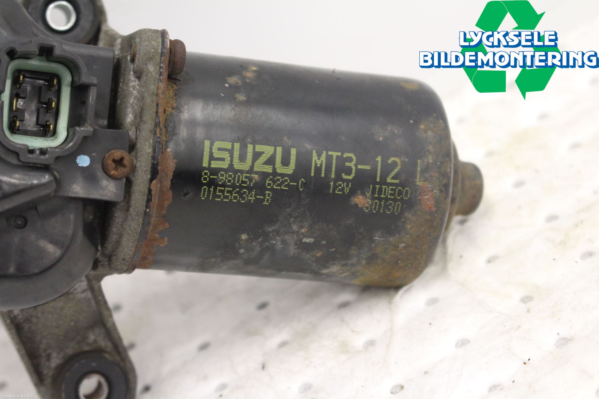 Isuzu D-MAX Torkarmotor Vindruta