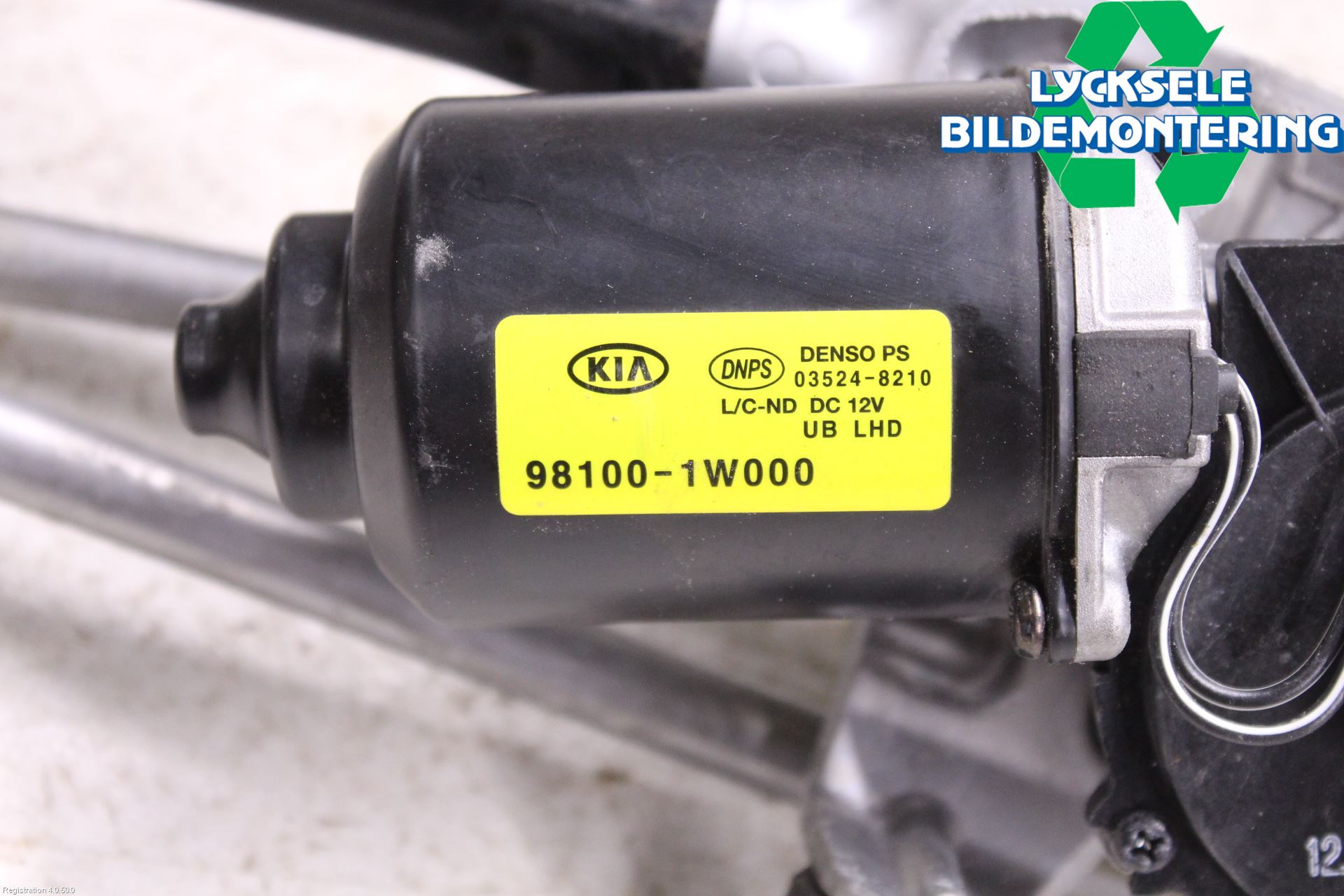 Kia RIO 12-16 Torkarmotor Vindruta