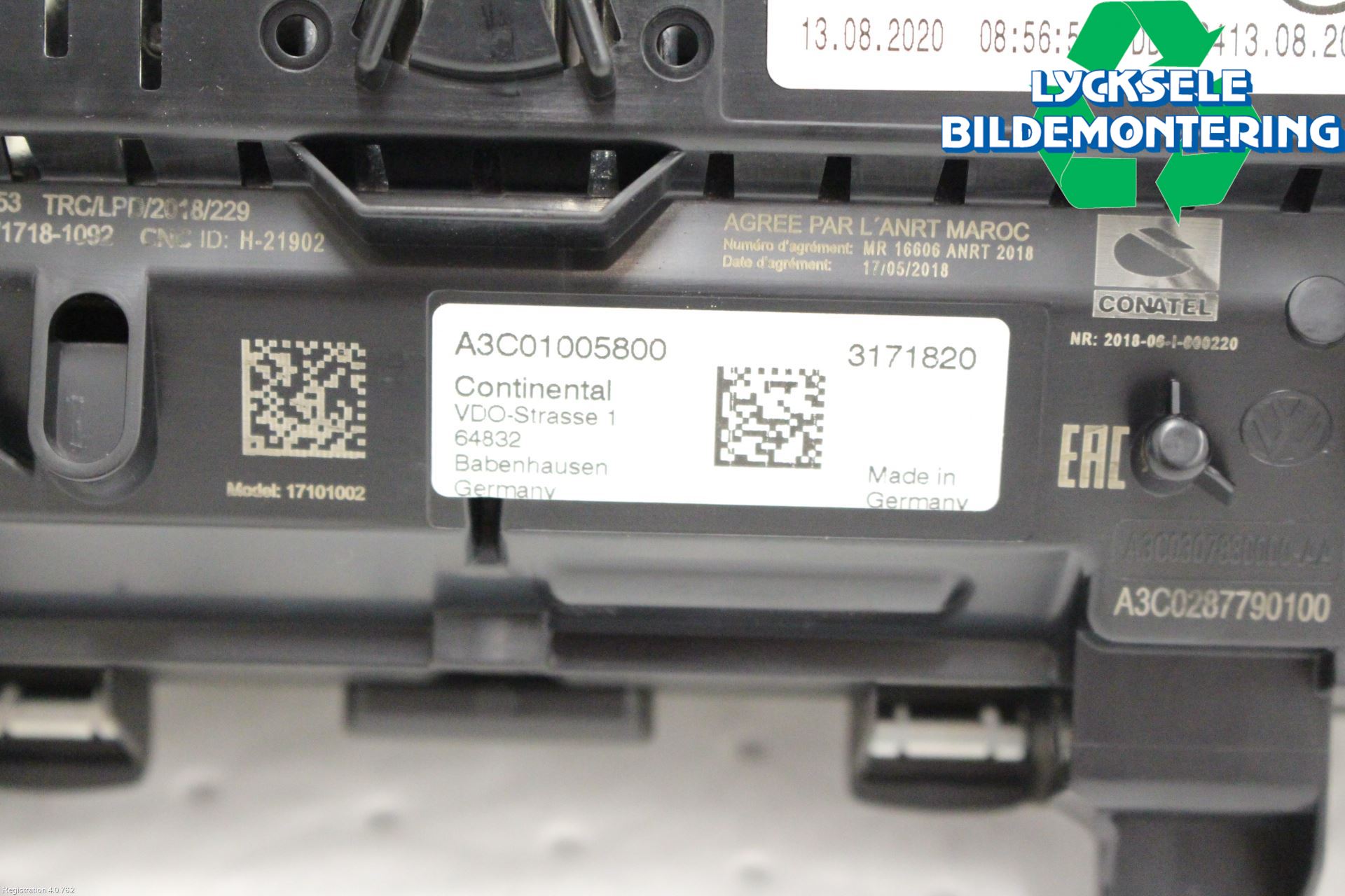 Volkswagen VW TIGUAN 16-24 Instrument Komb