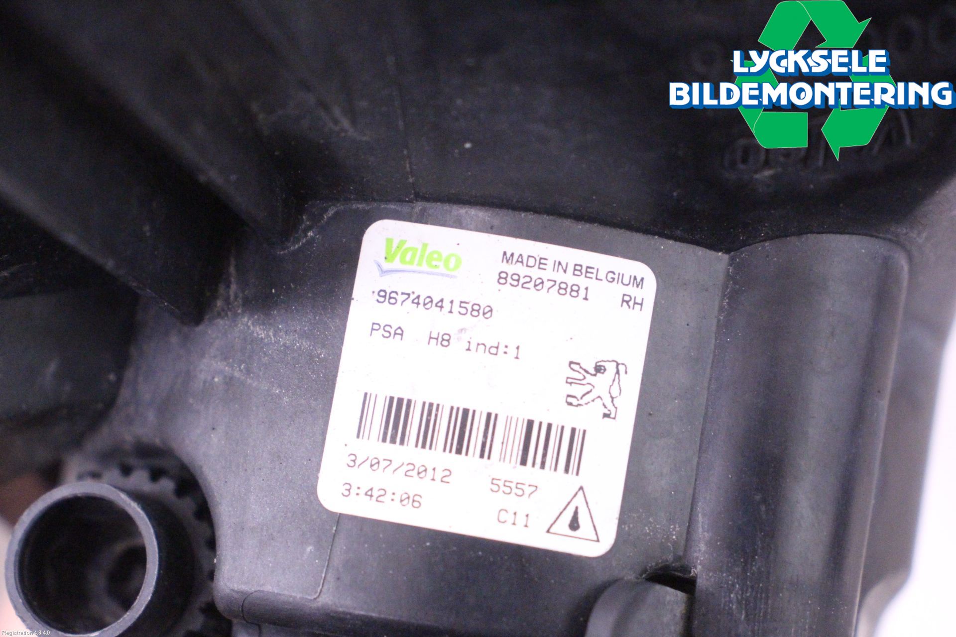 Peugeot 308 08-13 Dimljus-Varselljus Fram