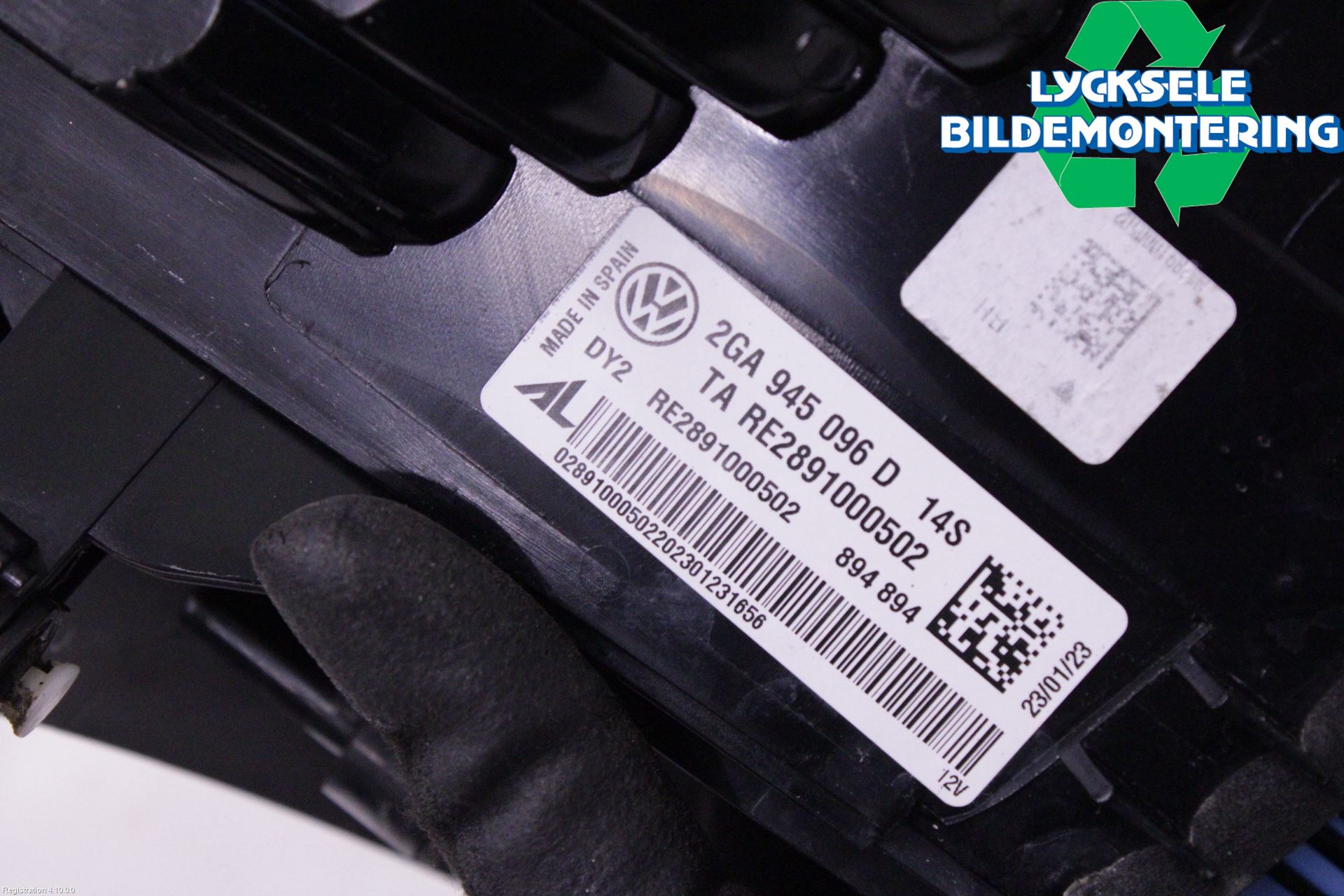 Volkswagen VW T-ROC 18- Bakljus Höger