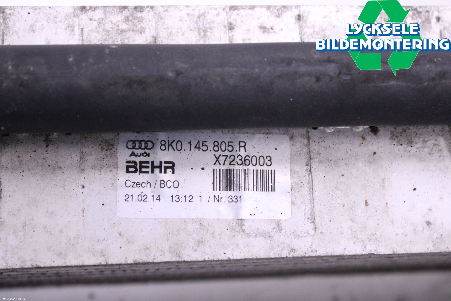 Audi A6 ALLROAD 12-18 Laddluft-Intercooler Kyl
