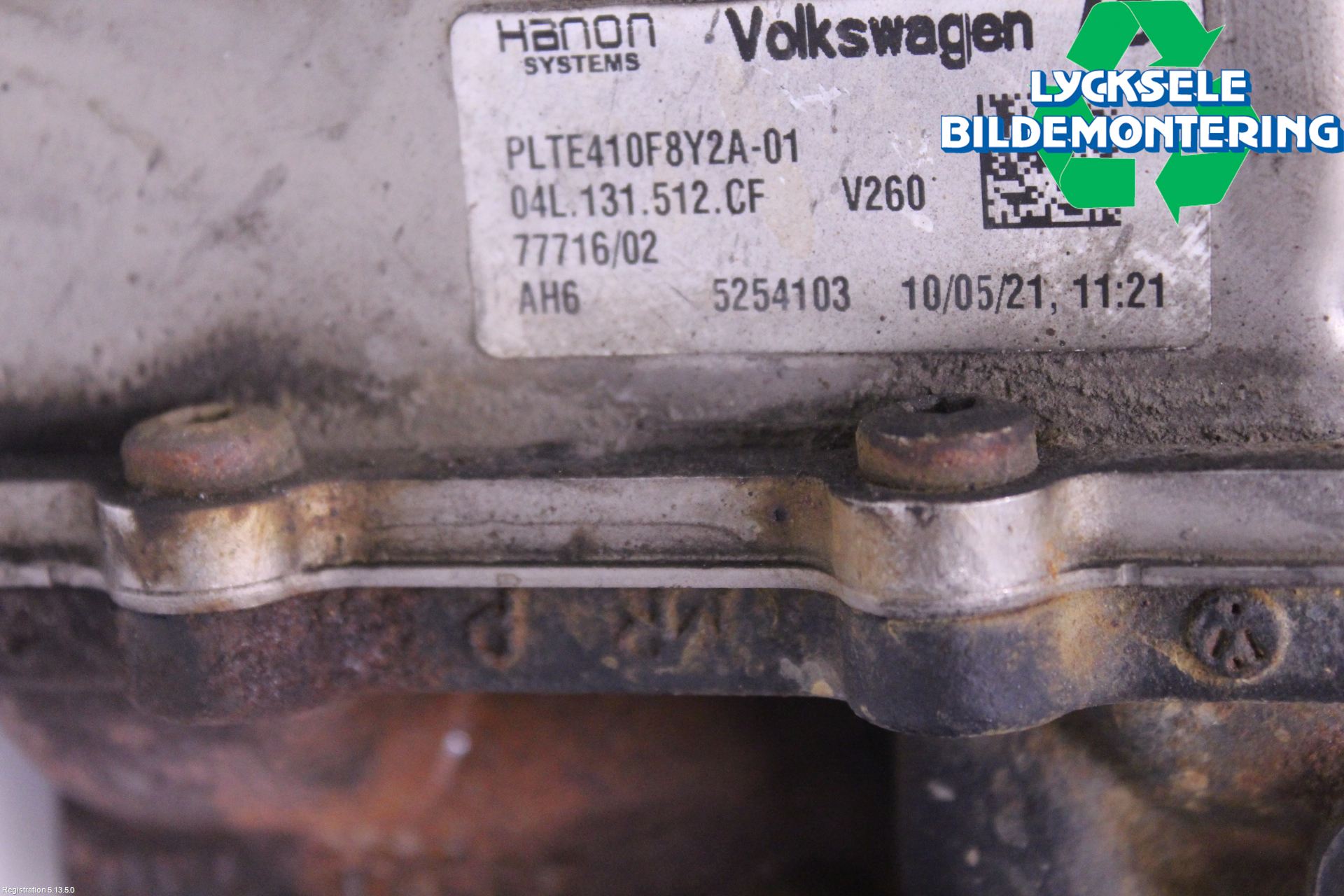 Volkswagen VW TRANSP/CARAVELLE (T6) 16-22 Avgaskylare