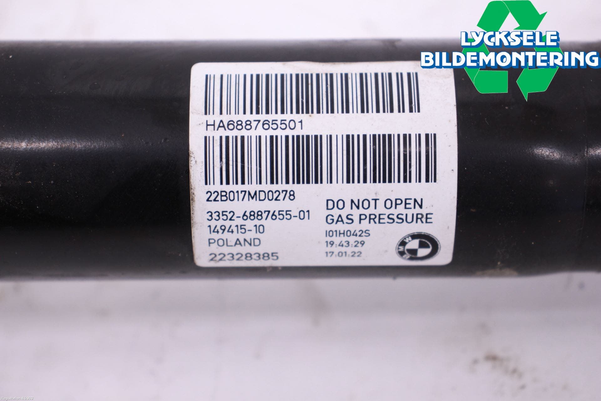 BMW i3 I01 13-22 Fjäderben Bak Vä-Hö