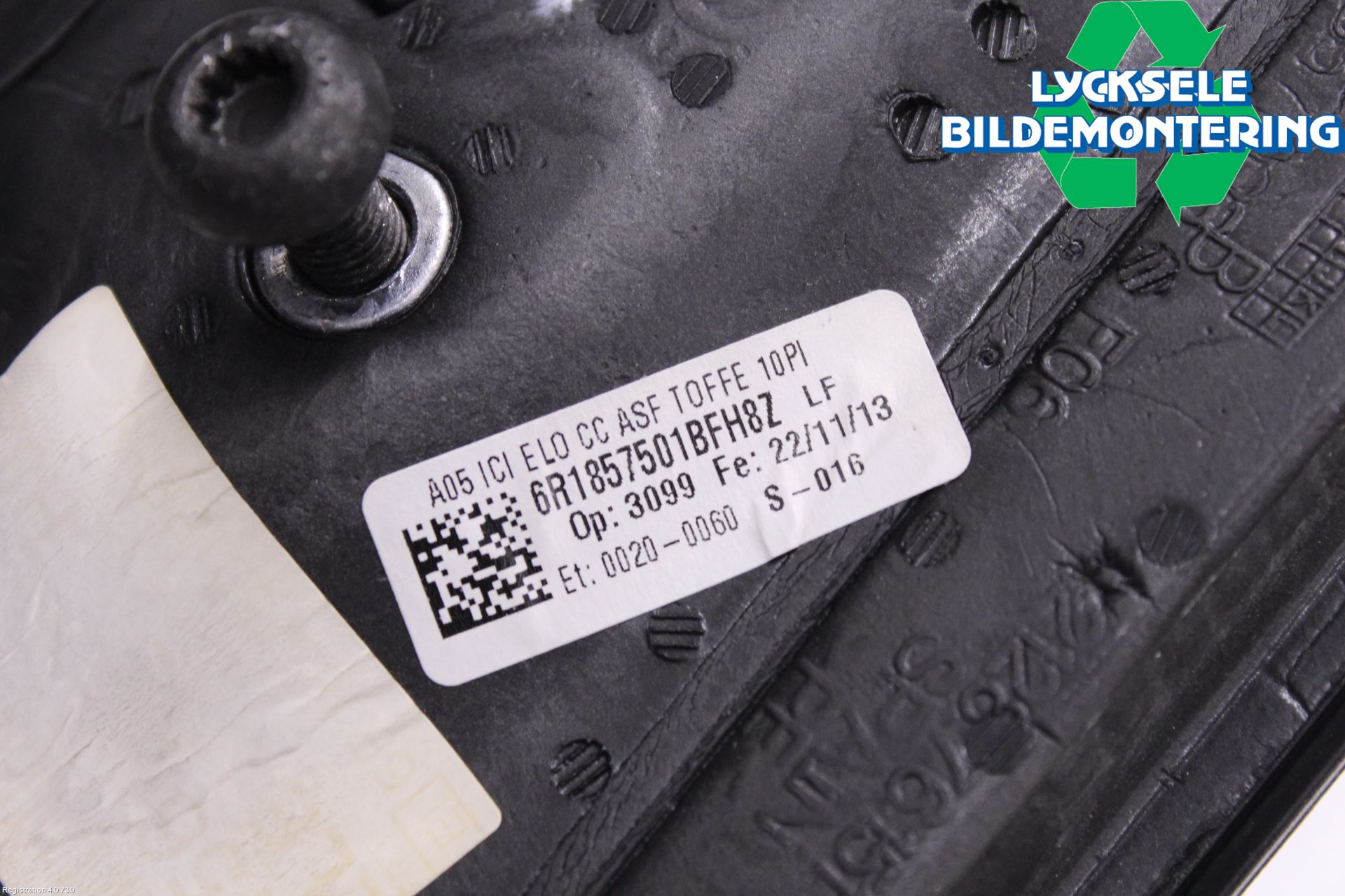 Volkswagen VW POLO 10-17 Spegel Yttre El Vä